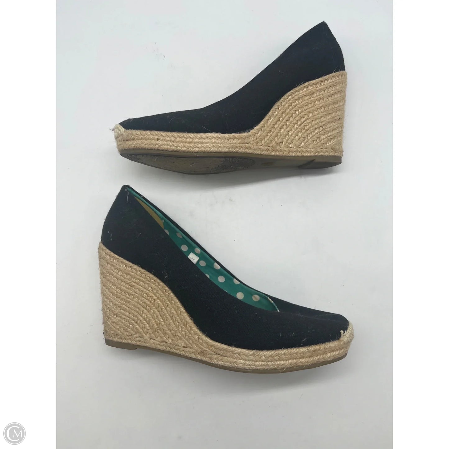 Shoes Heels Wedge By Merona In Black, Size: 8