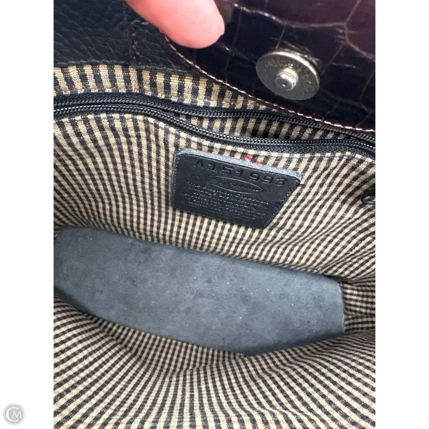 Handbag Leather By Brighton, Size: Medium