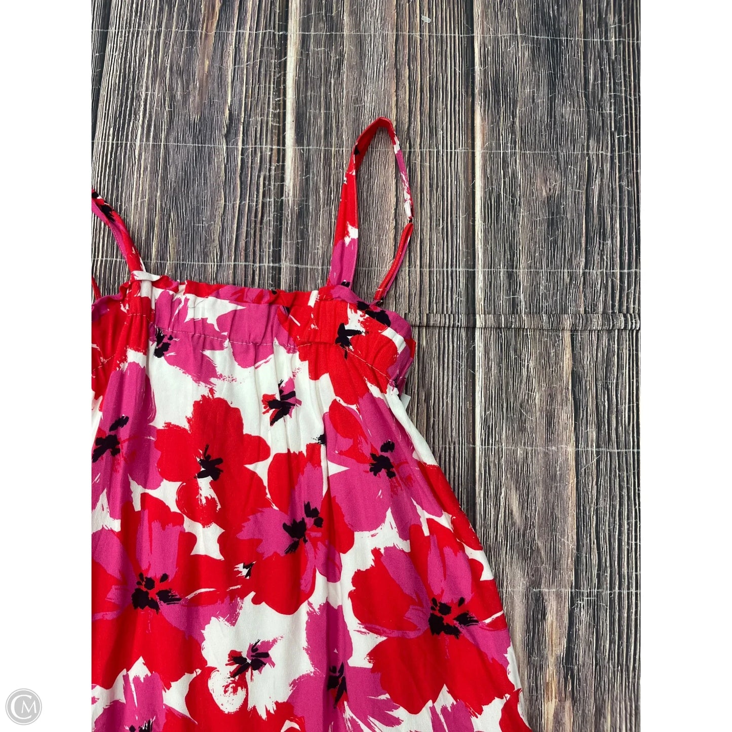 Tank Top By Blue Rain In Pink & Red, Size: L