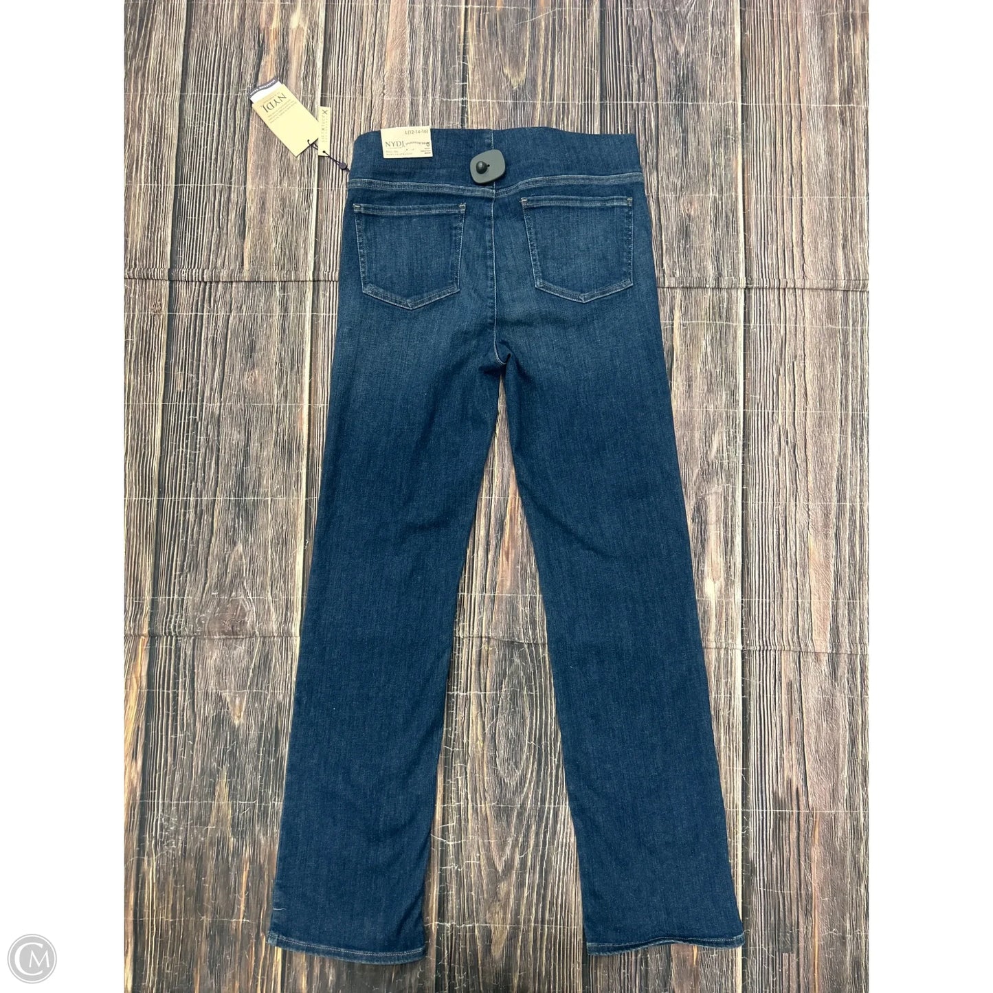 Jeans Straight By Not Your Daughters Jeans In Blue Denim, Size: 12