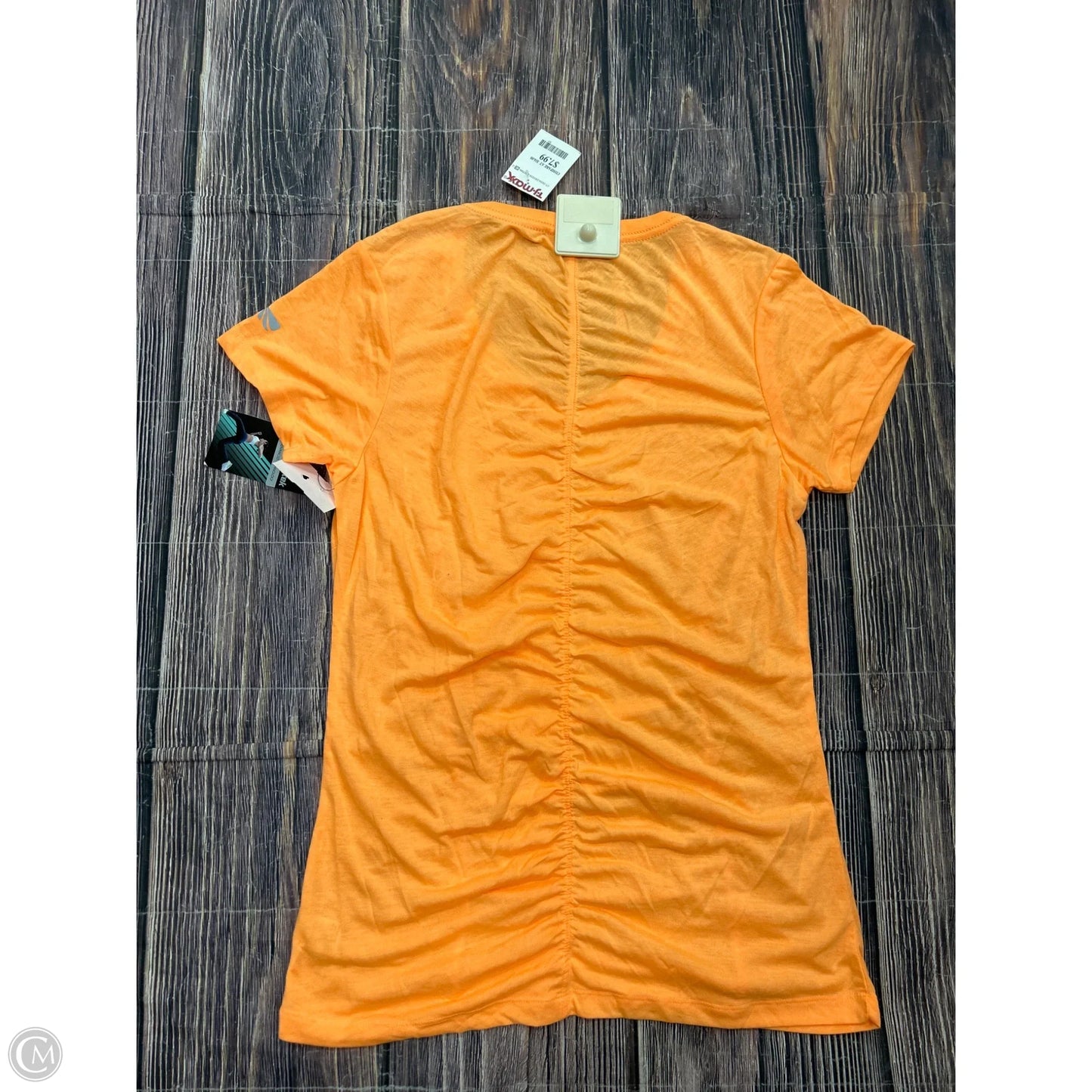 Athletic Top Short Sleeve By Marika Tek In Orange, Size: Xl