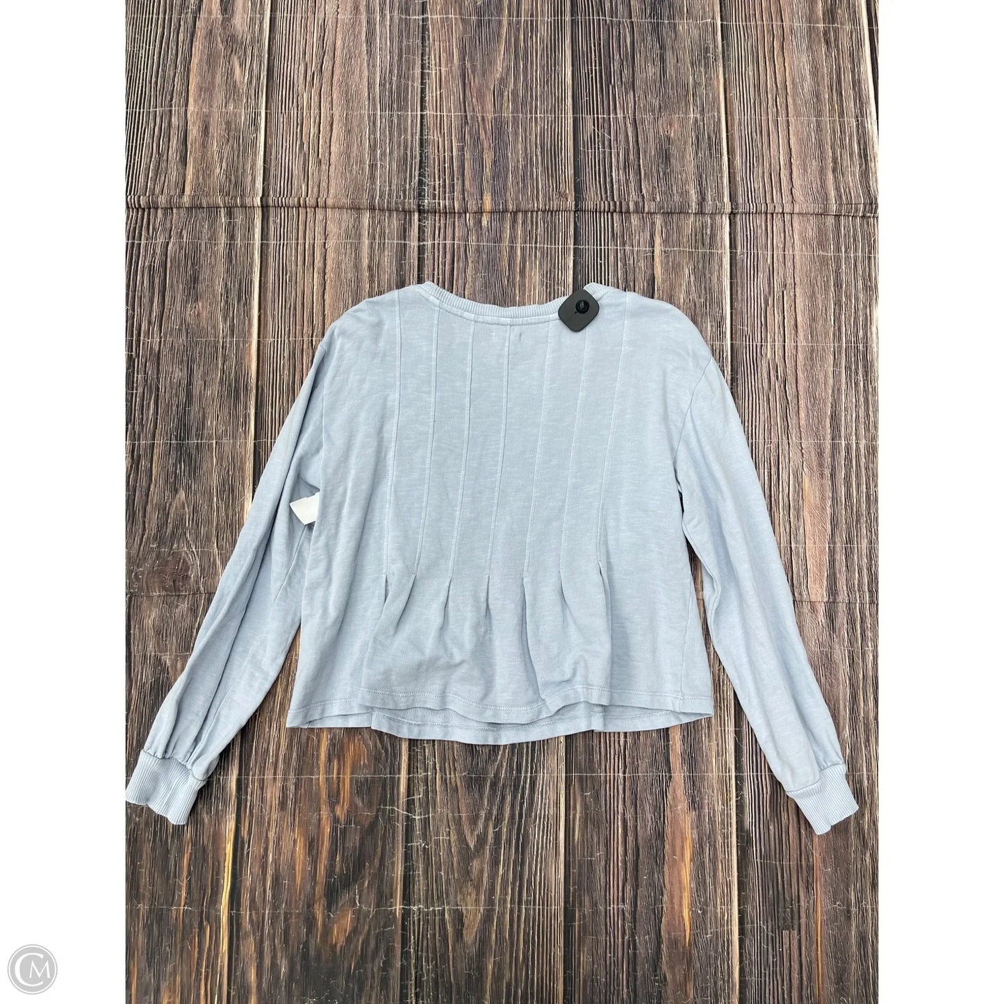 Top Long Sleeve By Pilcro In Blue, Size: M