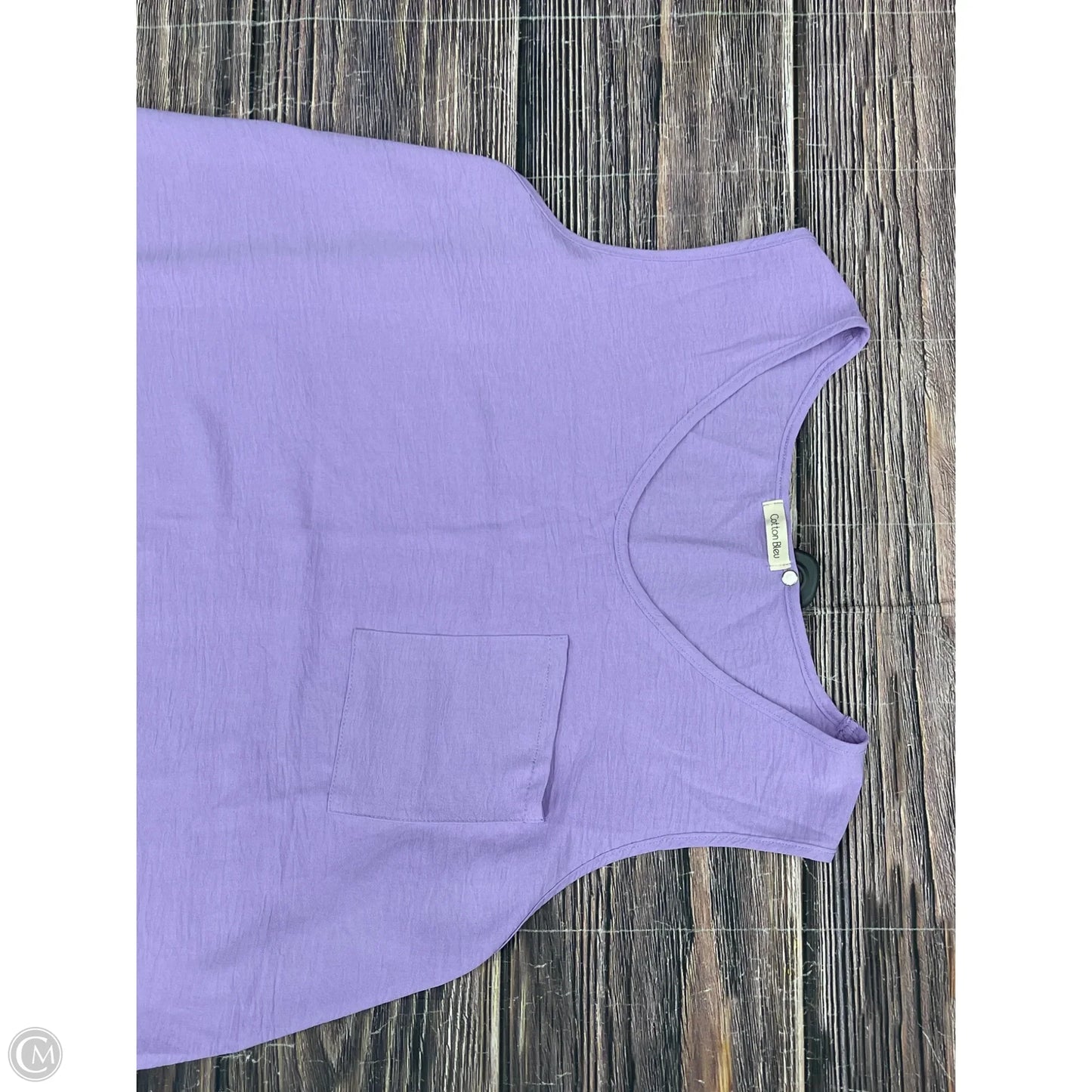 Tank Top By Cotton Bleu In Purple, Size: 3x