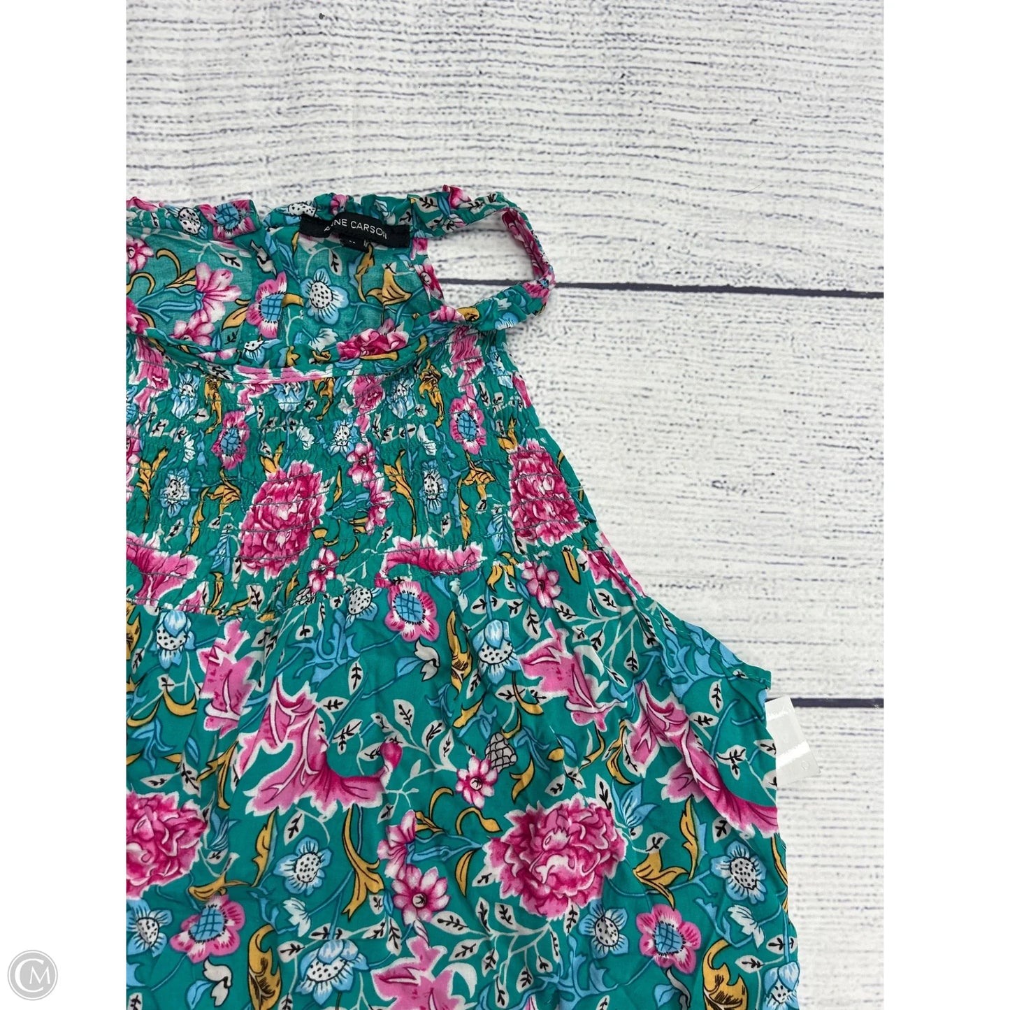 Tank Top By Anne Carson In Green, Size: M