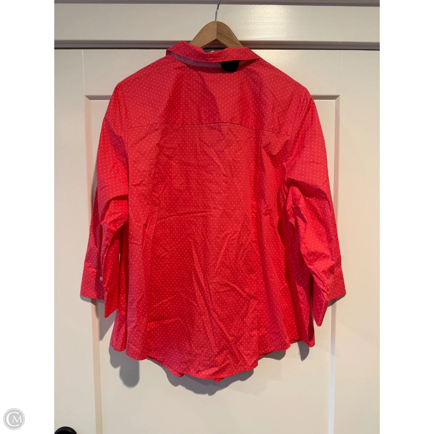 Top 3/4 Sleeve By Lane Bryant In Pink, Size: 24