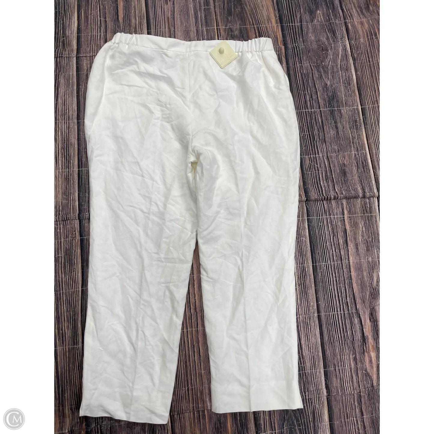 Pants Dress By Kasper In White, Size: 16