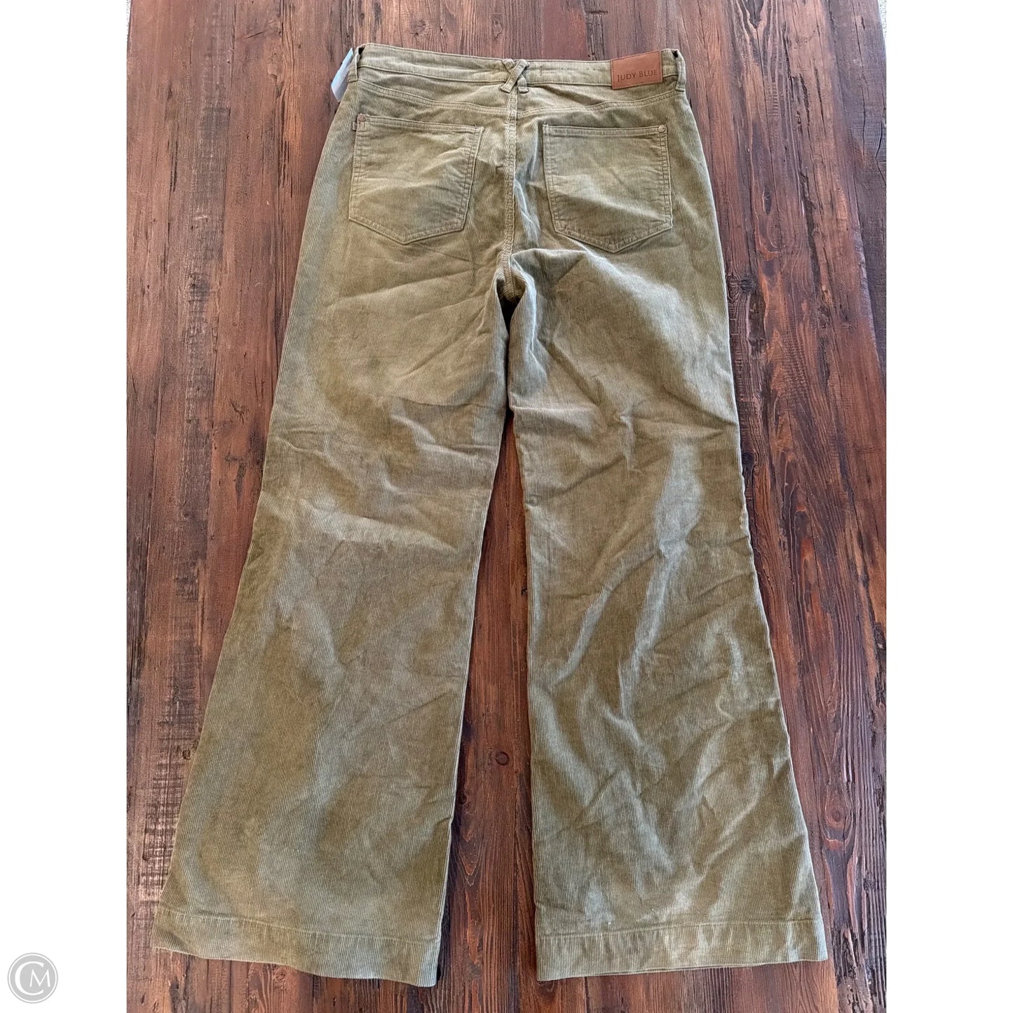 Pants Wide Leg By Judy Blue In Green, Size: 12