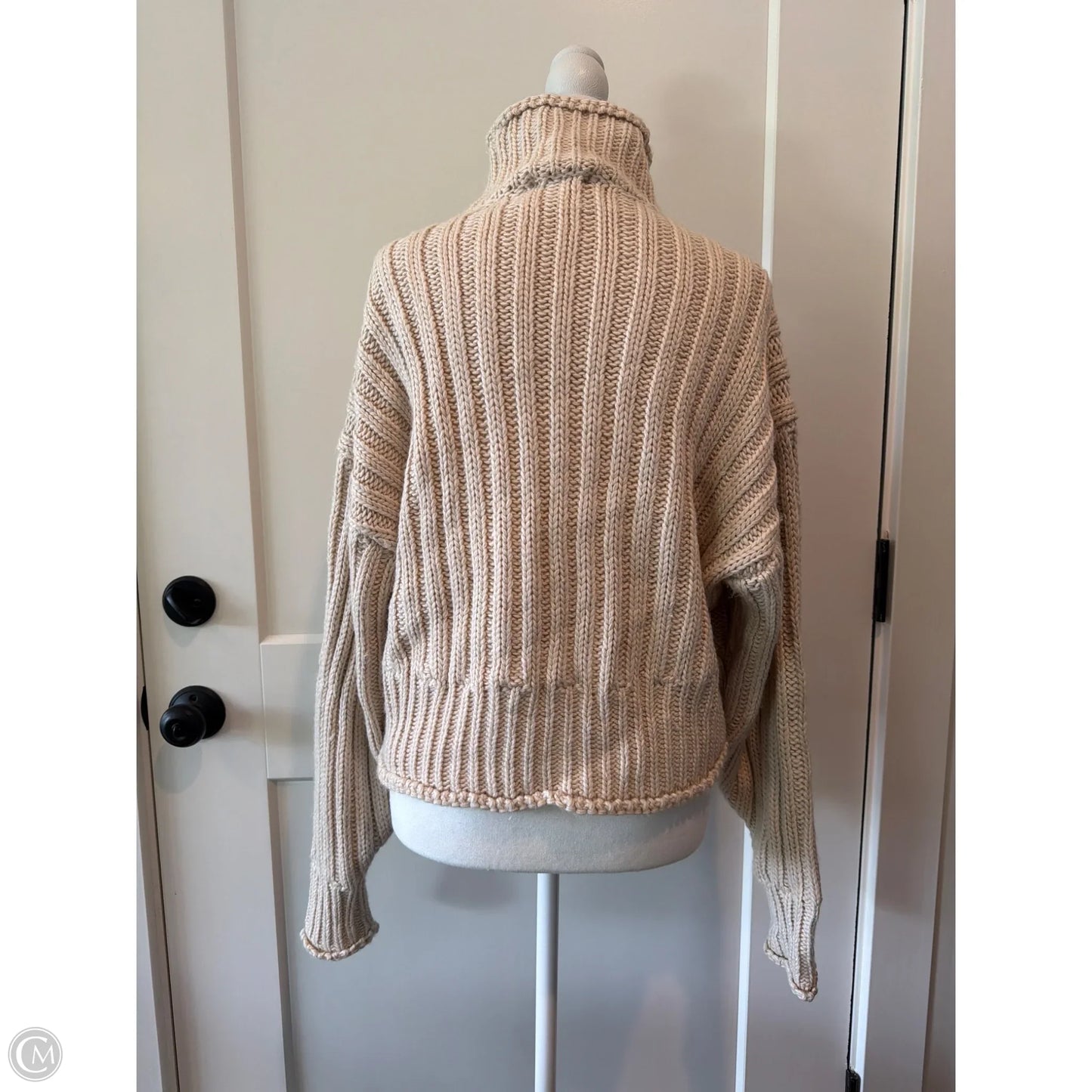 Sweater By H&m In Tan, Size: S