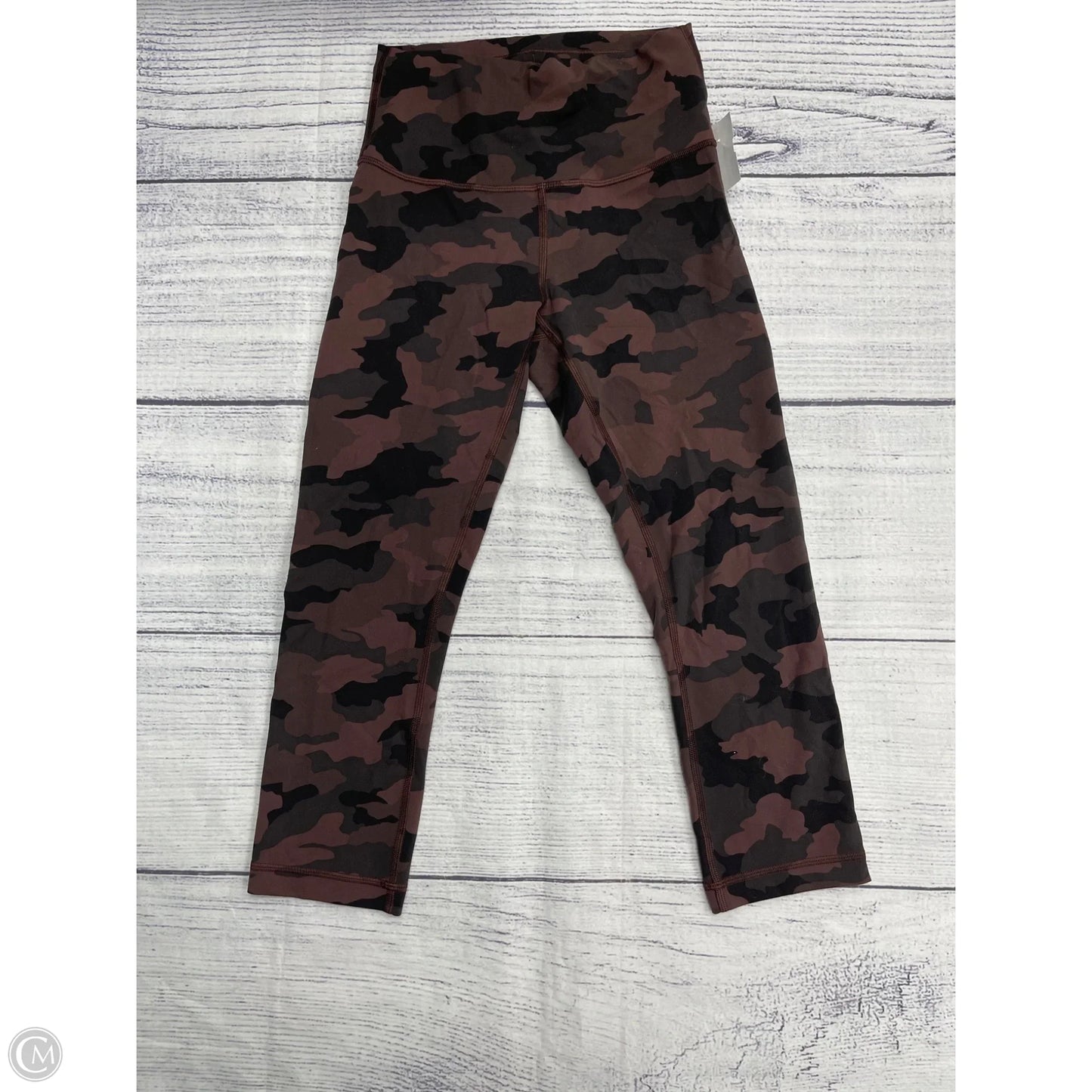 Athletic Leggings By Lululemon In Camouflage Print, Size: 6