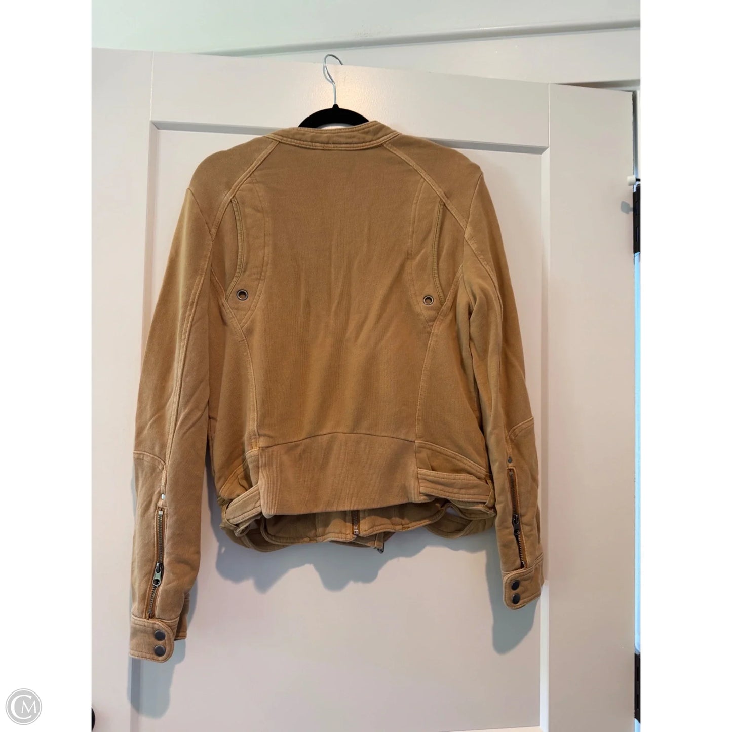 Jacket Utility By Free People In Yellow, Size: M