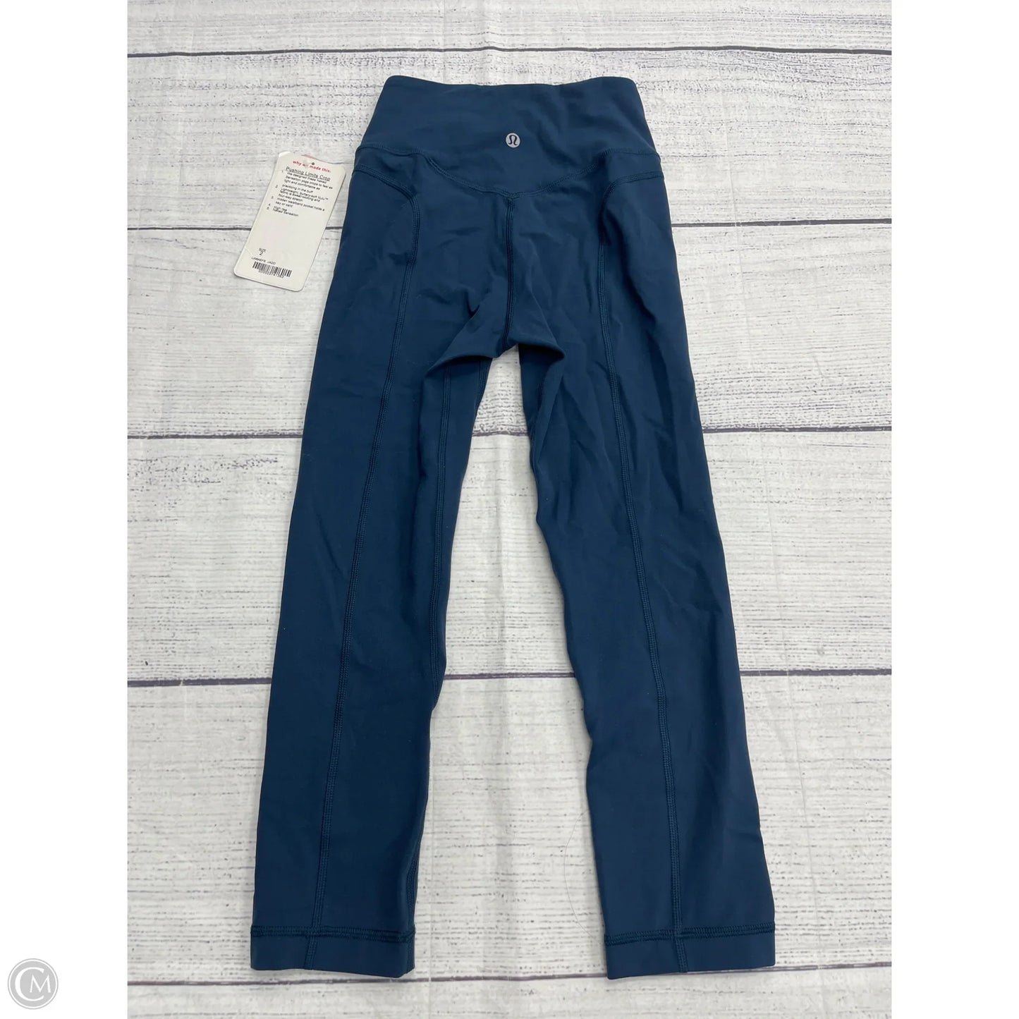 Athletic Leggings Capris By Lululemon In Blue, Size: 2