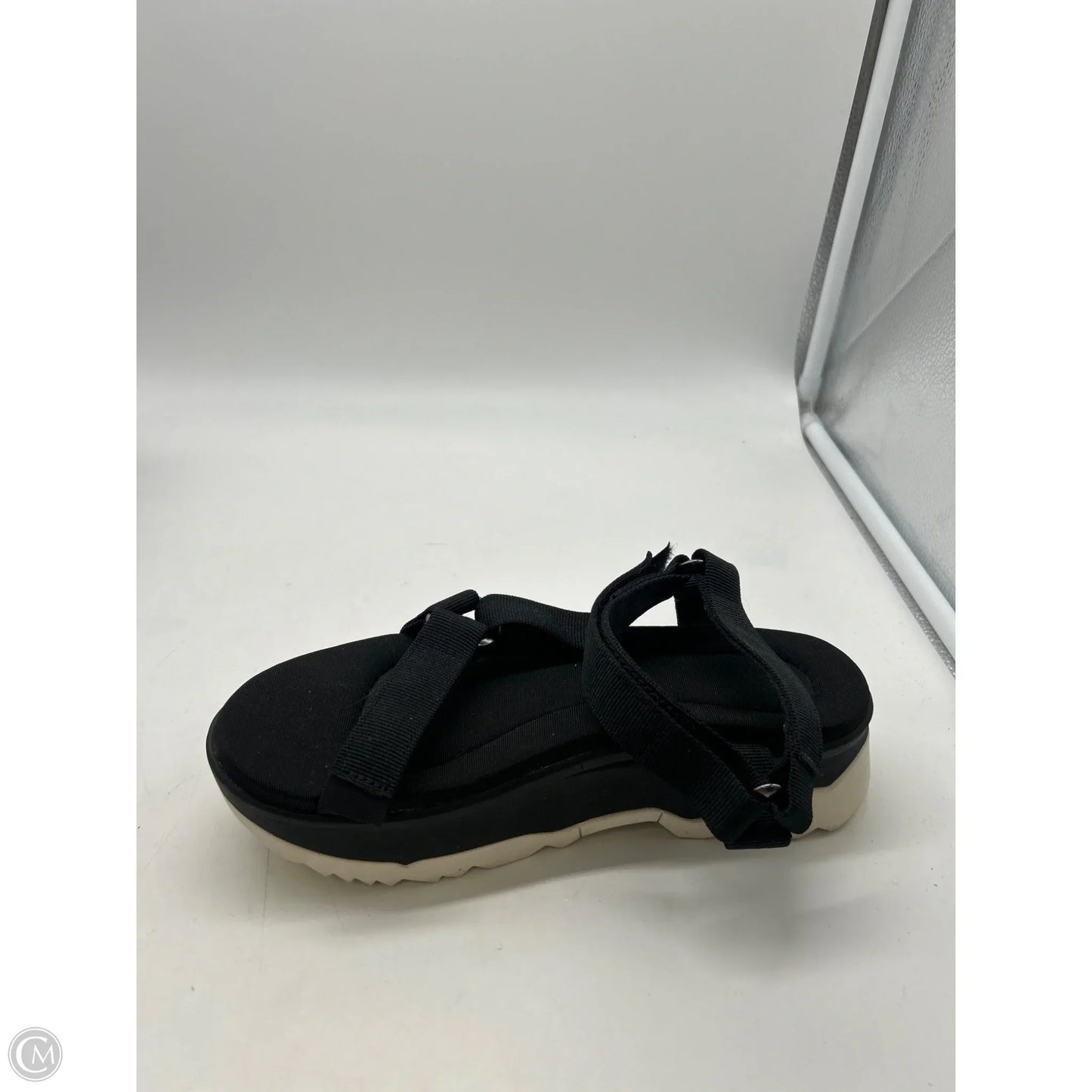 Sandals Heels Platform By Teva In Black, Size: 7