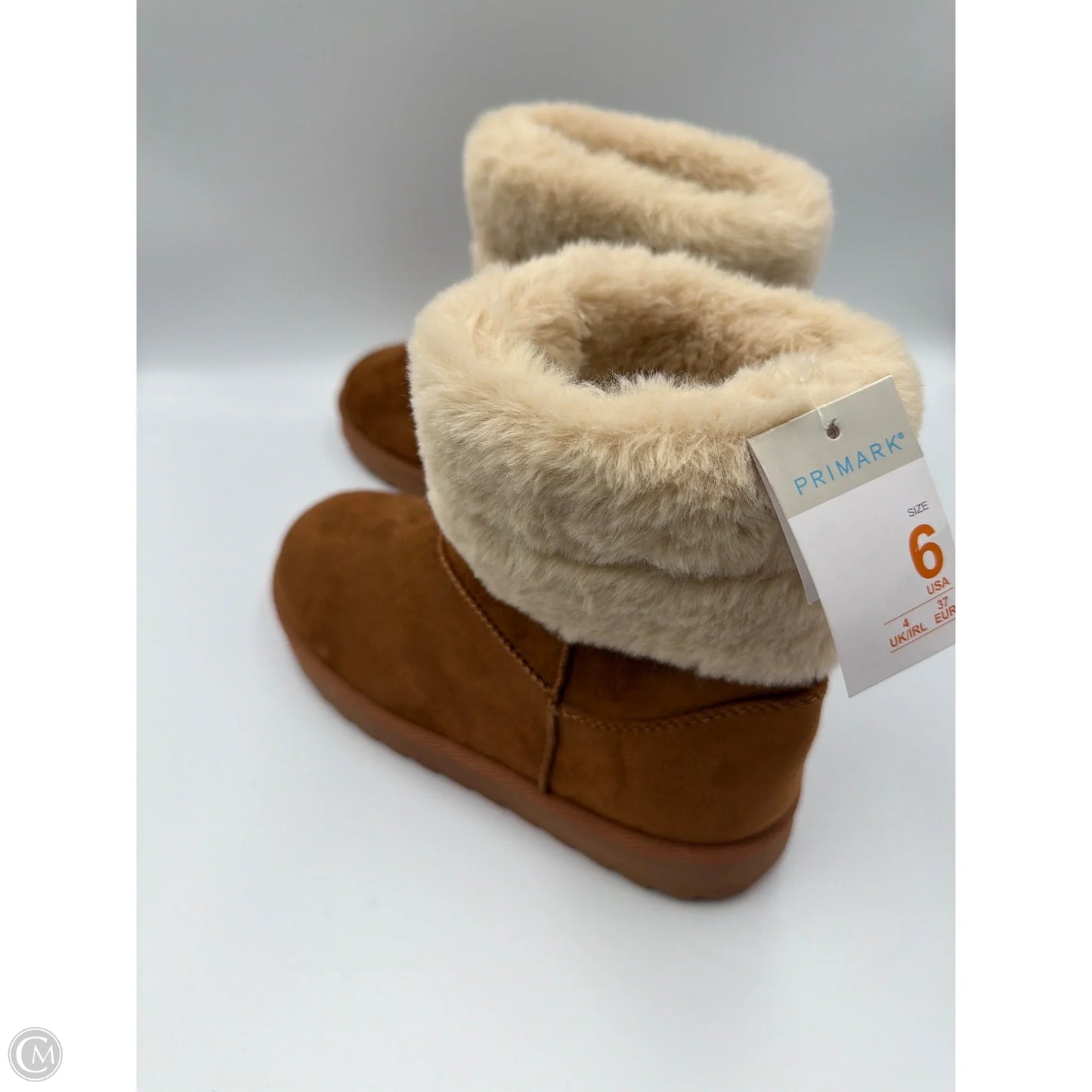 Boots Ankle Flats By Primark In Brown, Size: 6