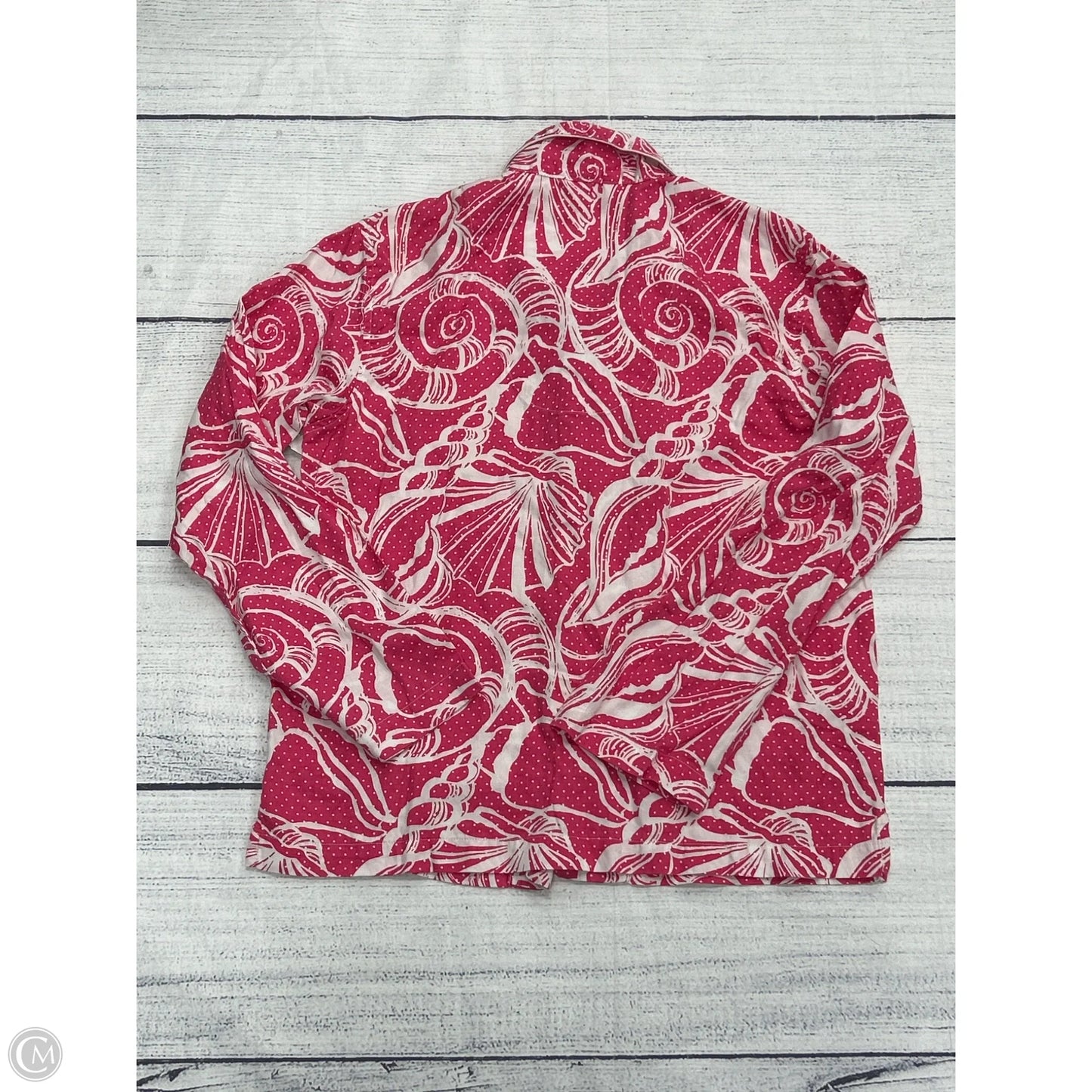 Top Long Sleeve Designer By Lilly Pulitzer In Pink, Size: S