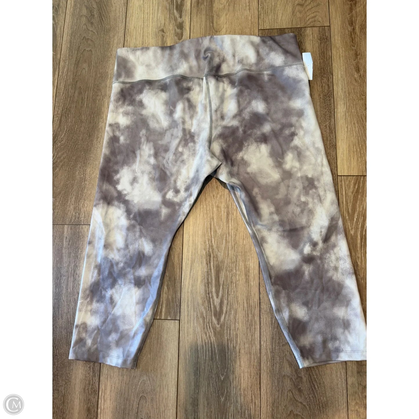 Athletic Leggings Capris By Nike In Grey, Size: 2x