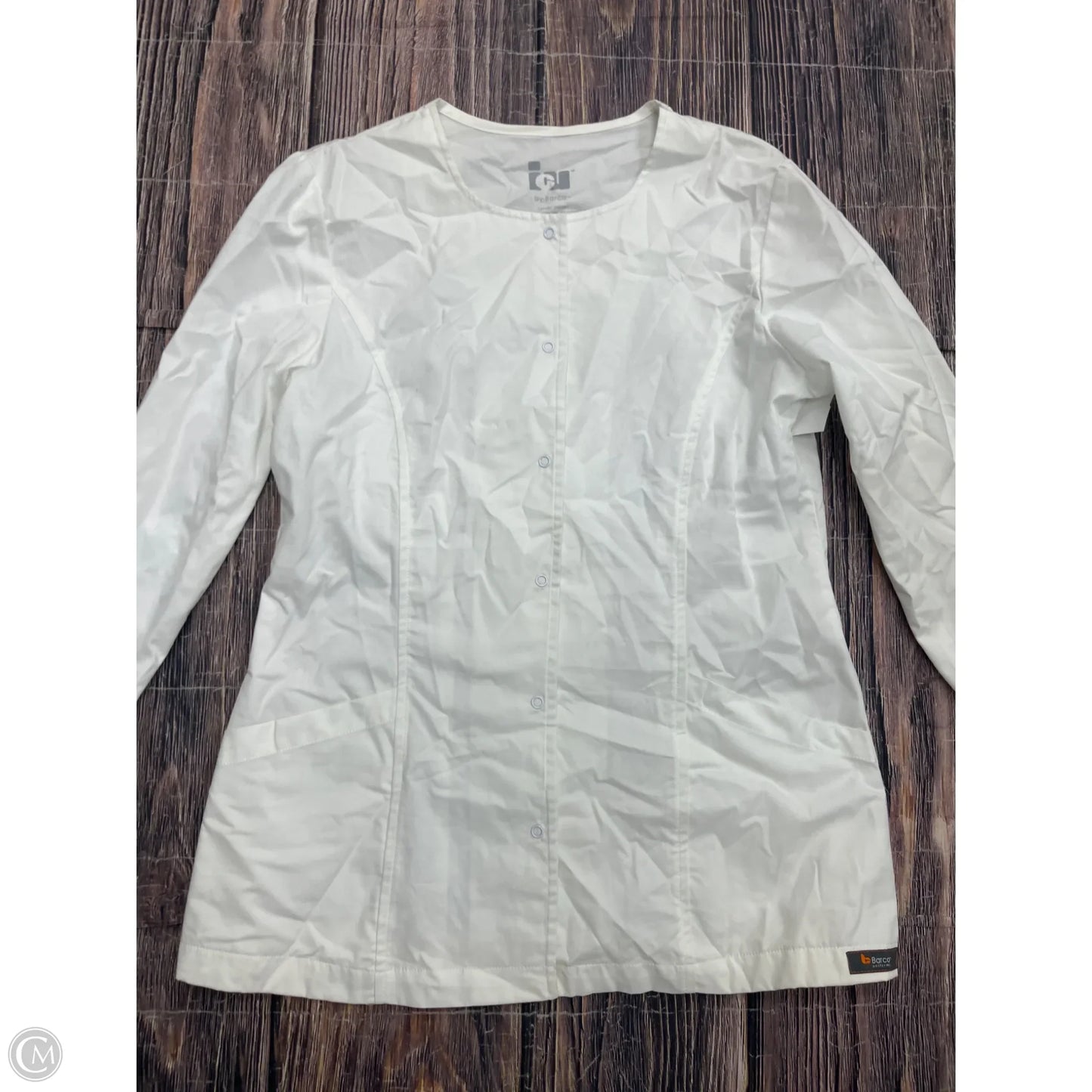 Top Long Sleeve By Clothes Mentor In White, Size: M