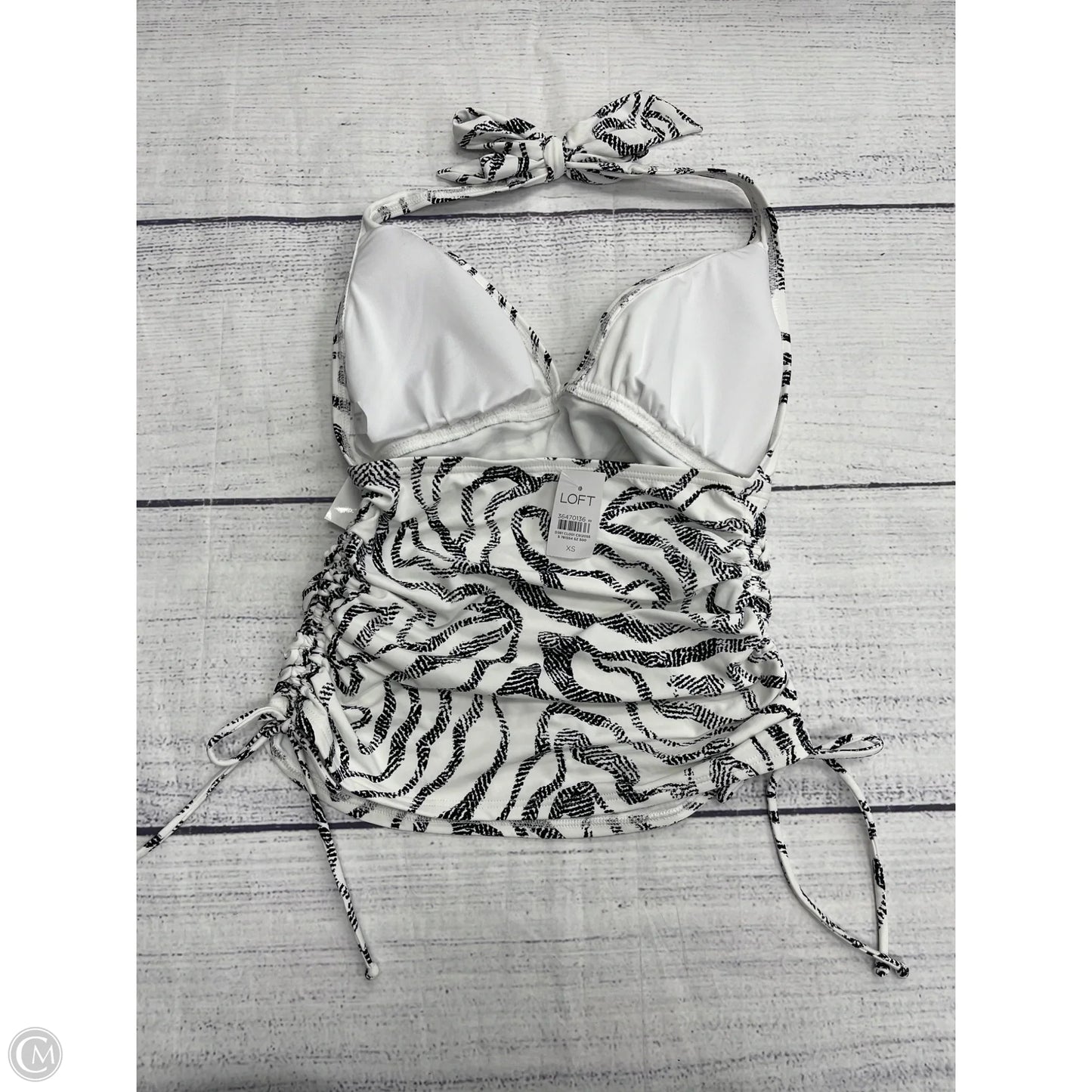 Swimsuit Top By Loft In Yellow, Size: Xs