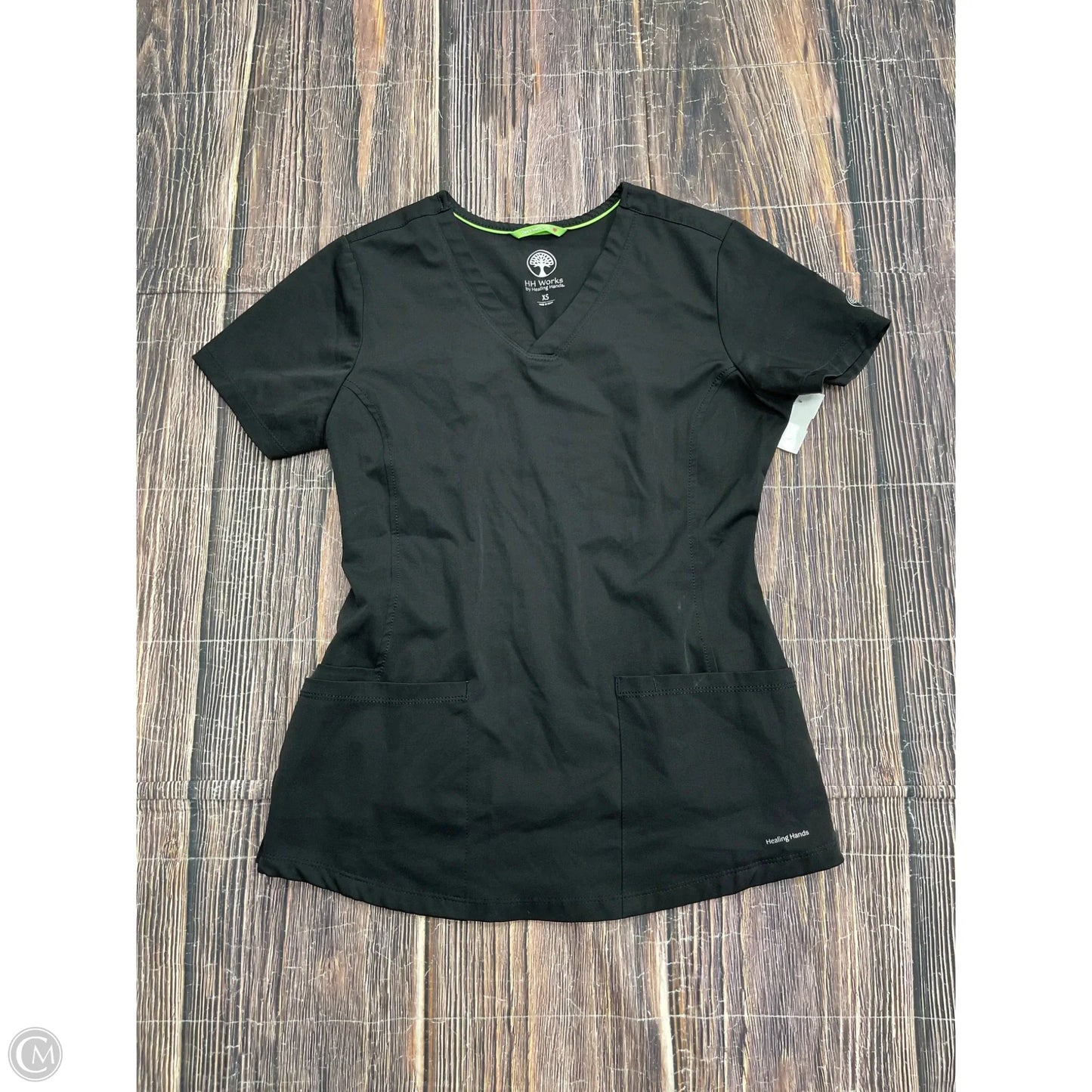 Top Short Sleeve By Clothes Mentor In Black, Size: Xs