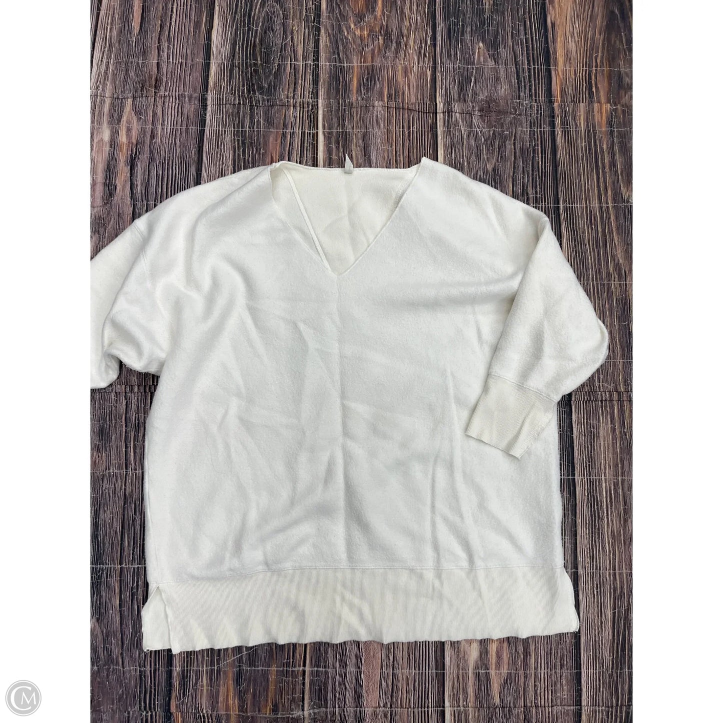 Sweatshirt Crewneck By Free People In White, Size: Xs