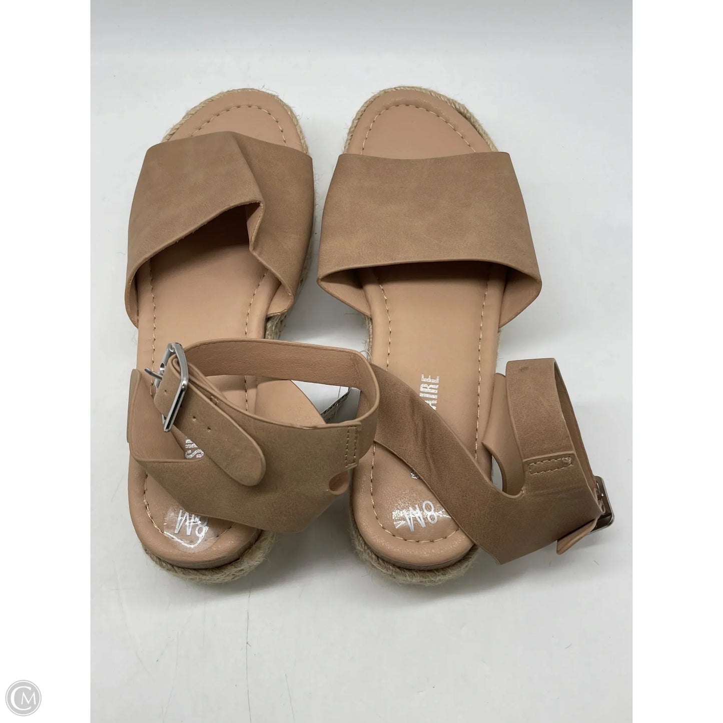 Sandals Flats By Cushionaire In Tan, Size: 8
