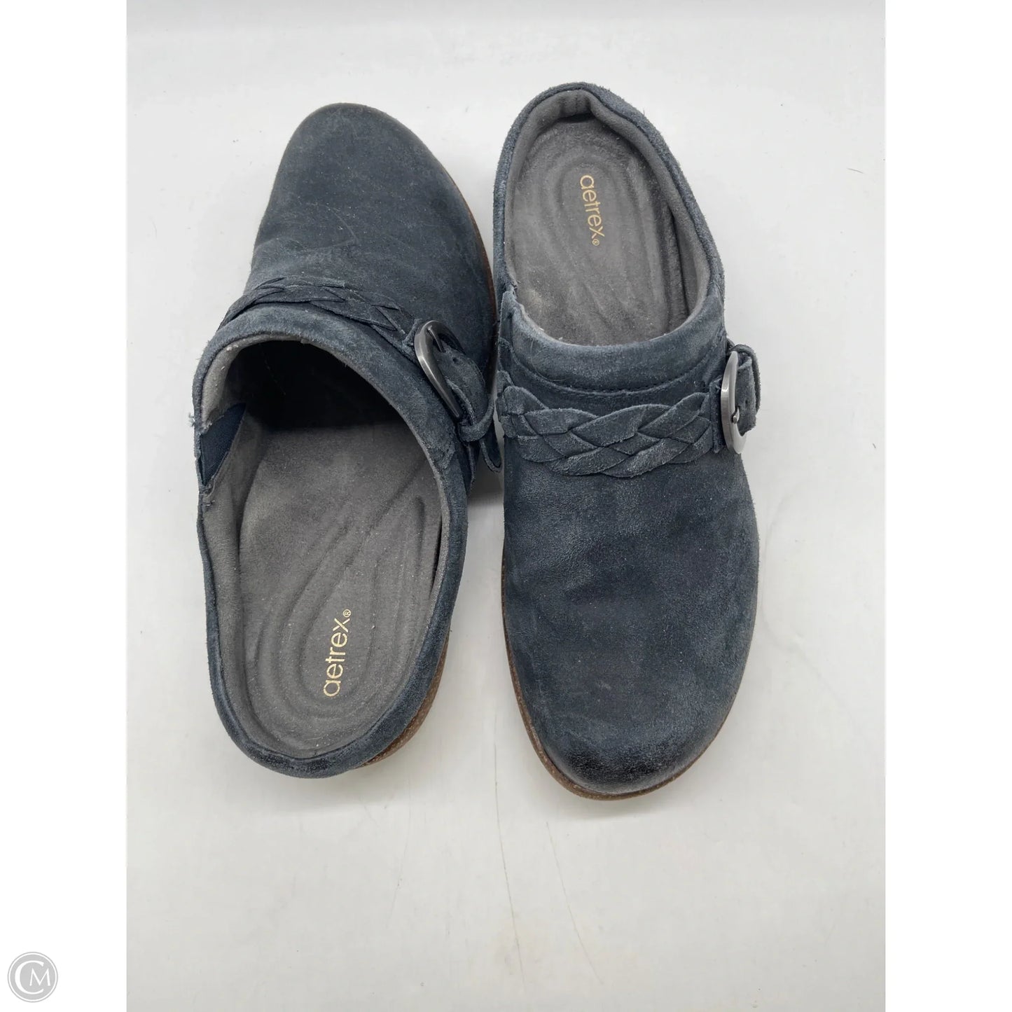 Shoes Flats By Aetrex In Blue, Size: 8.5