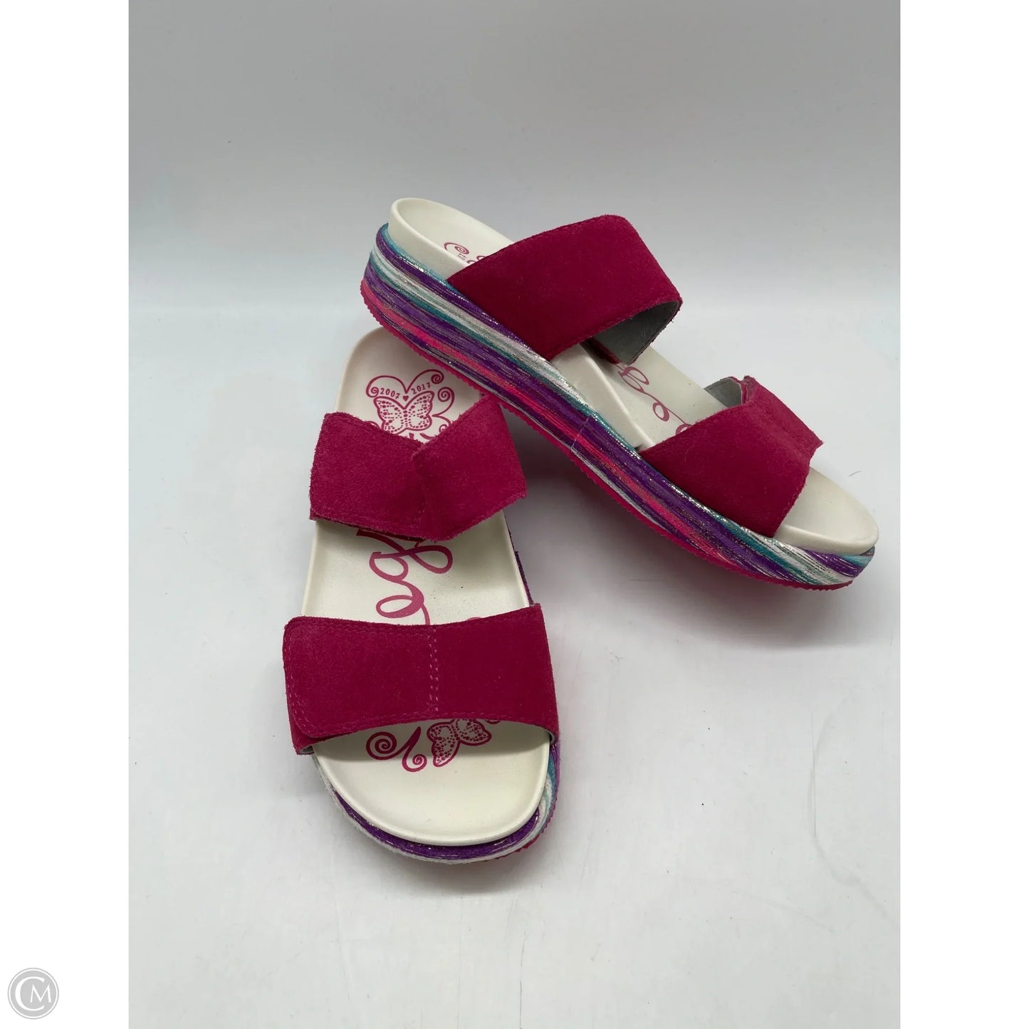 Sandals Flats By Alegria In Pink, Size: 8