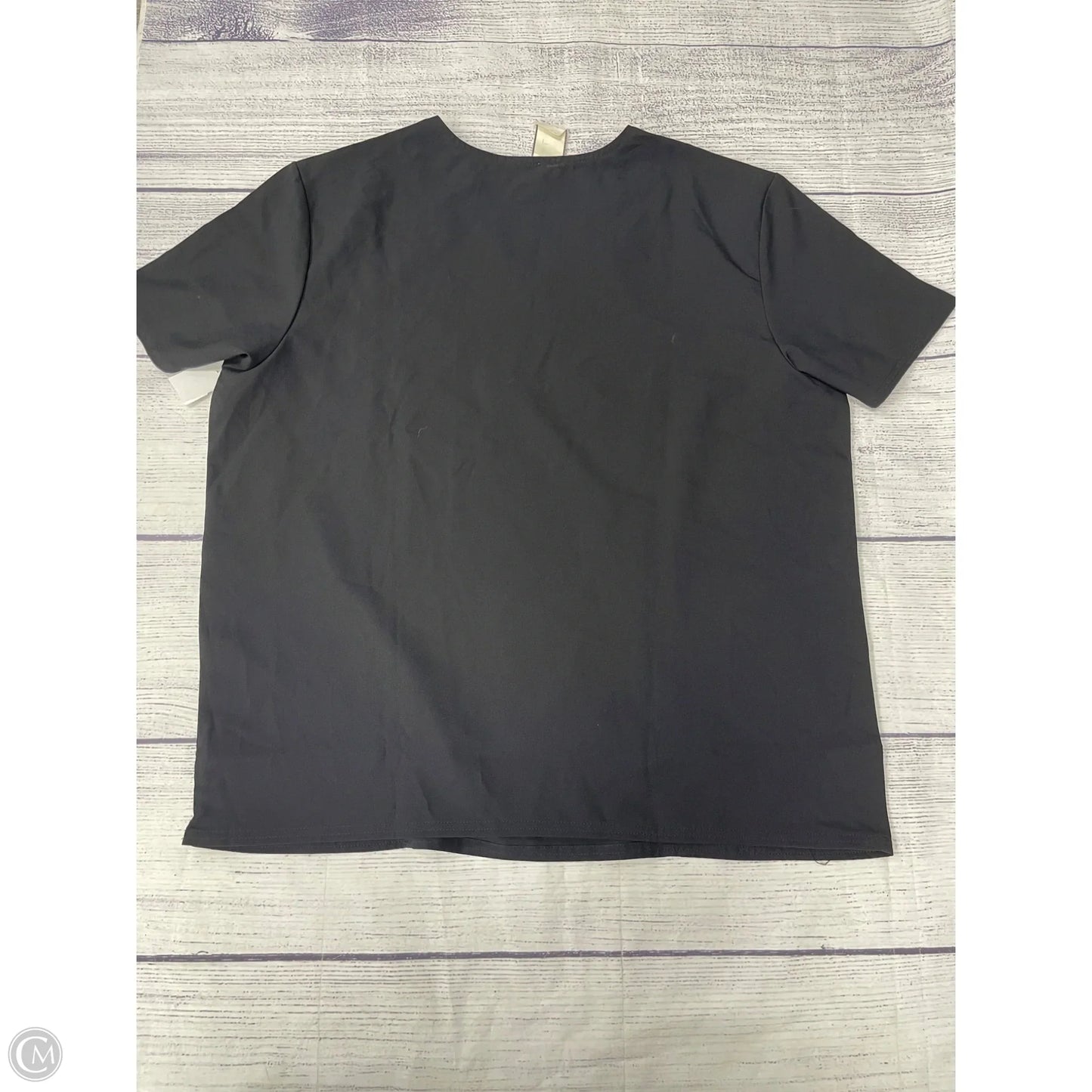 Top Short Sleeve By Clothes Mentor In Black, Size: Xl