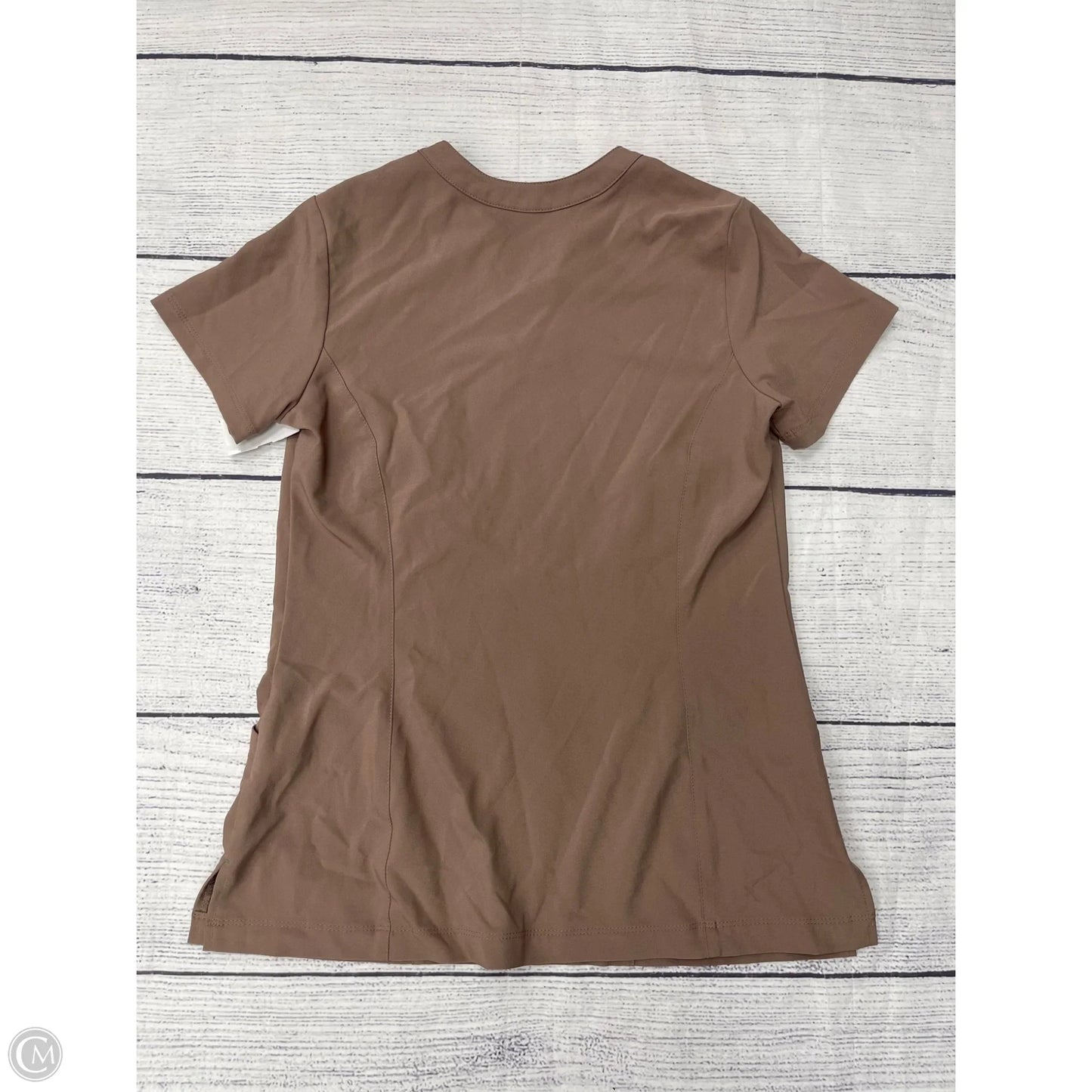 Top Short Sleeve By Clothes Mentor In Brown, Size: S