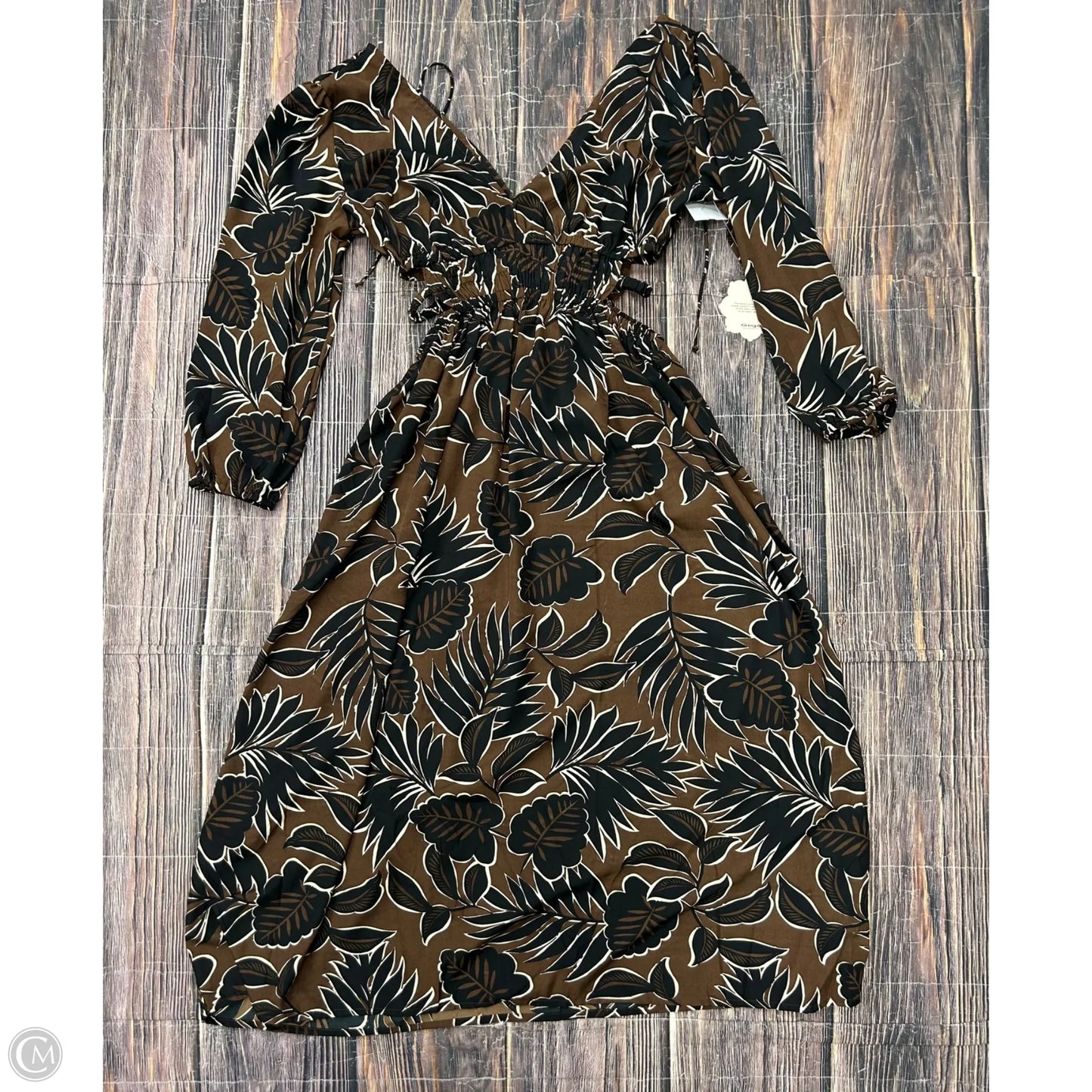 Dress Casual Maxi By Indulge In Brown, Size: L