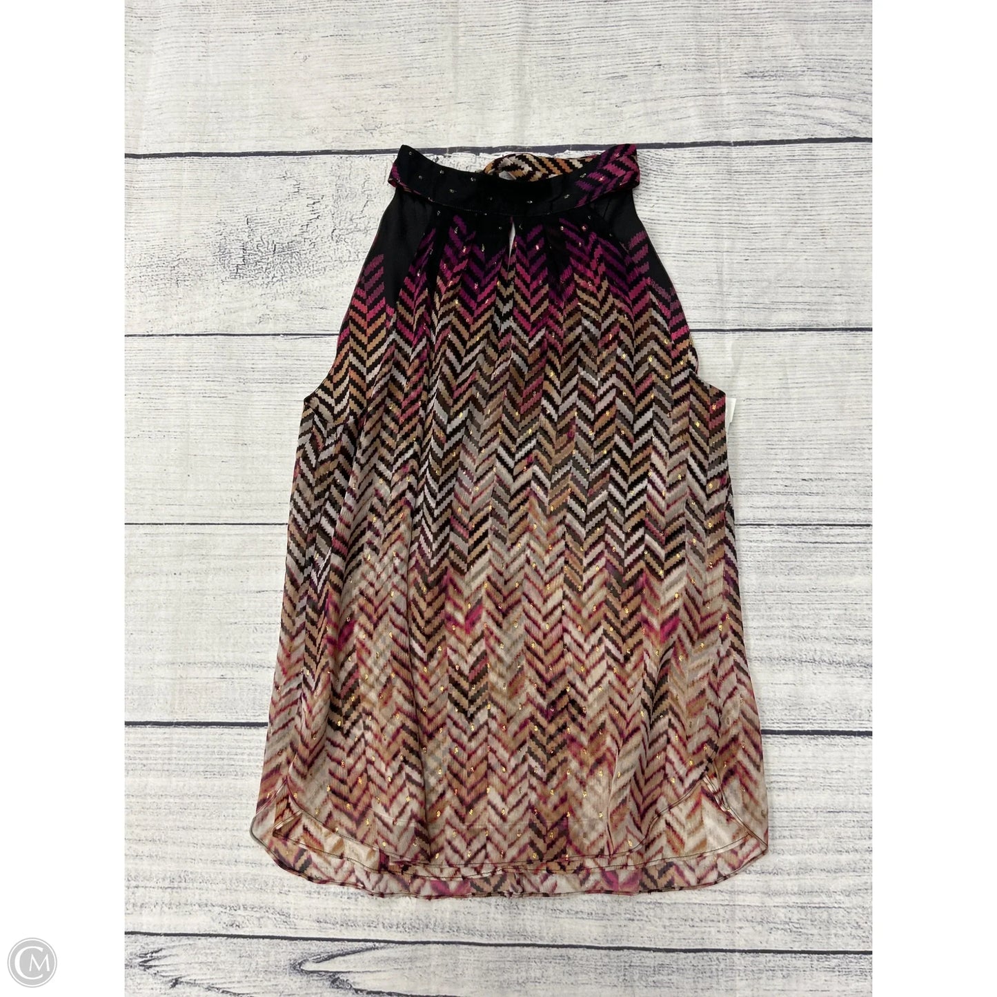 Tank Top By White House Black Market In Black & Purple, Size: 10