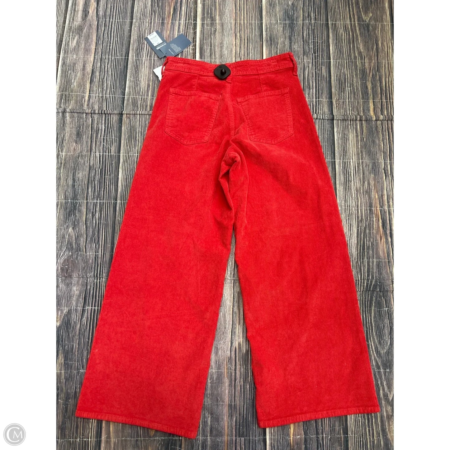 Pants Cropped By Universal Thread In Red, Size: 6