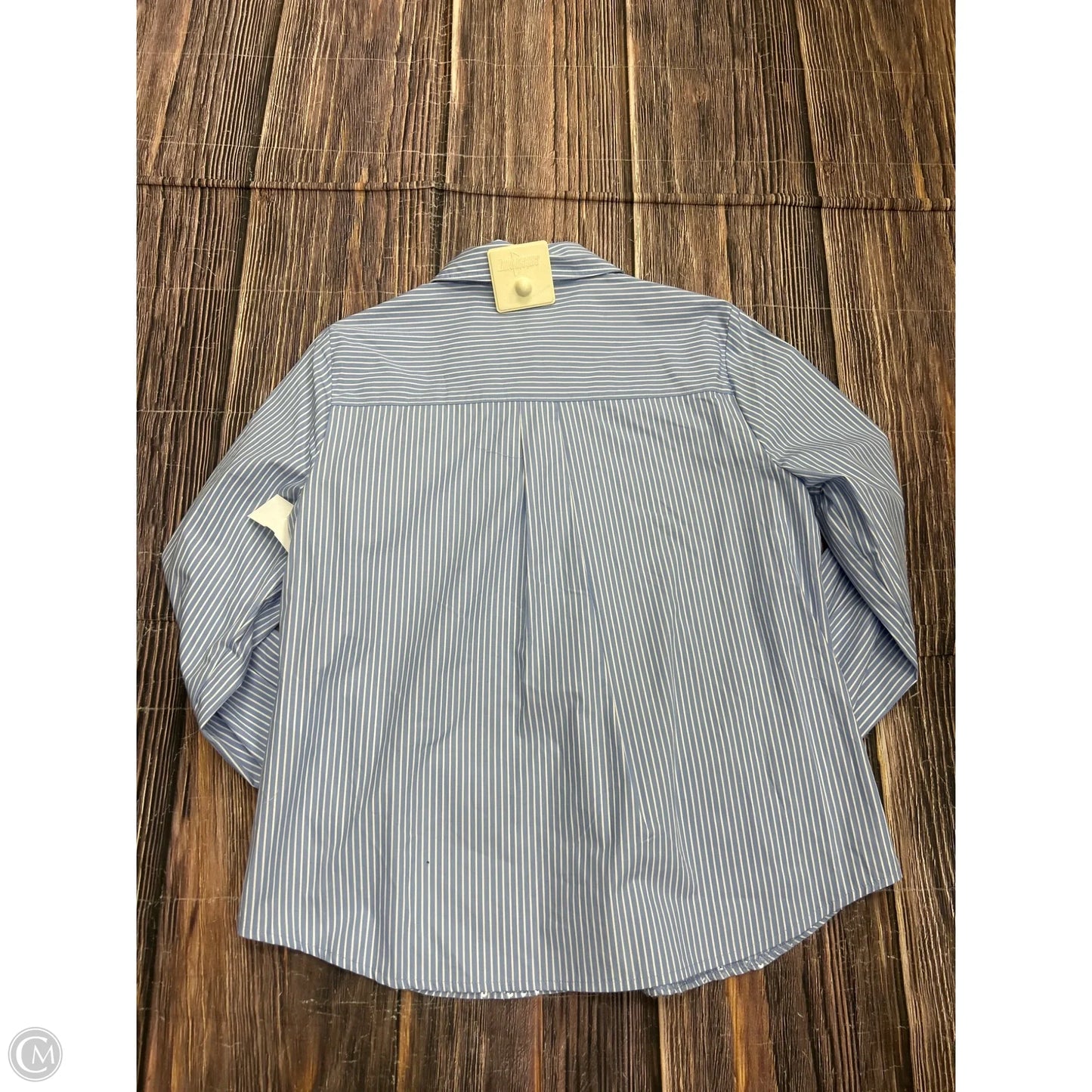 Top Long Sleeve By White House Black Market In Blue, Size: 8