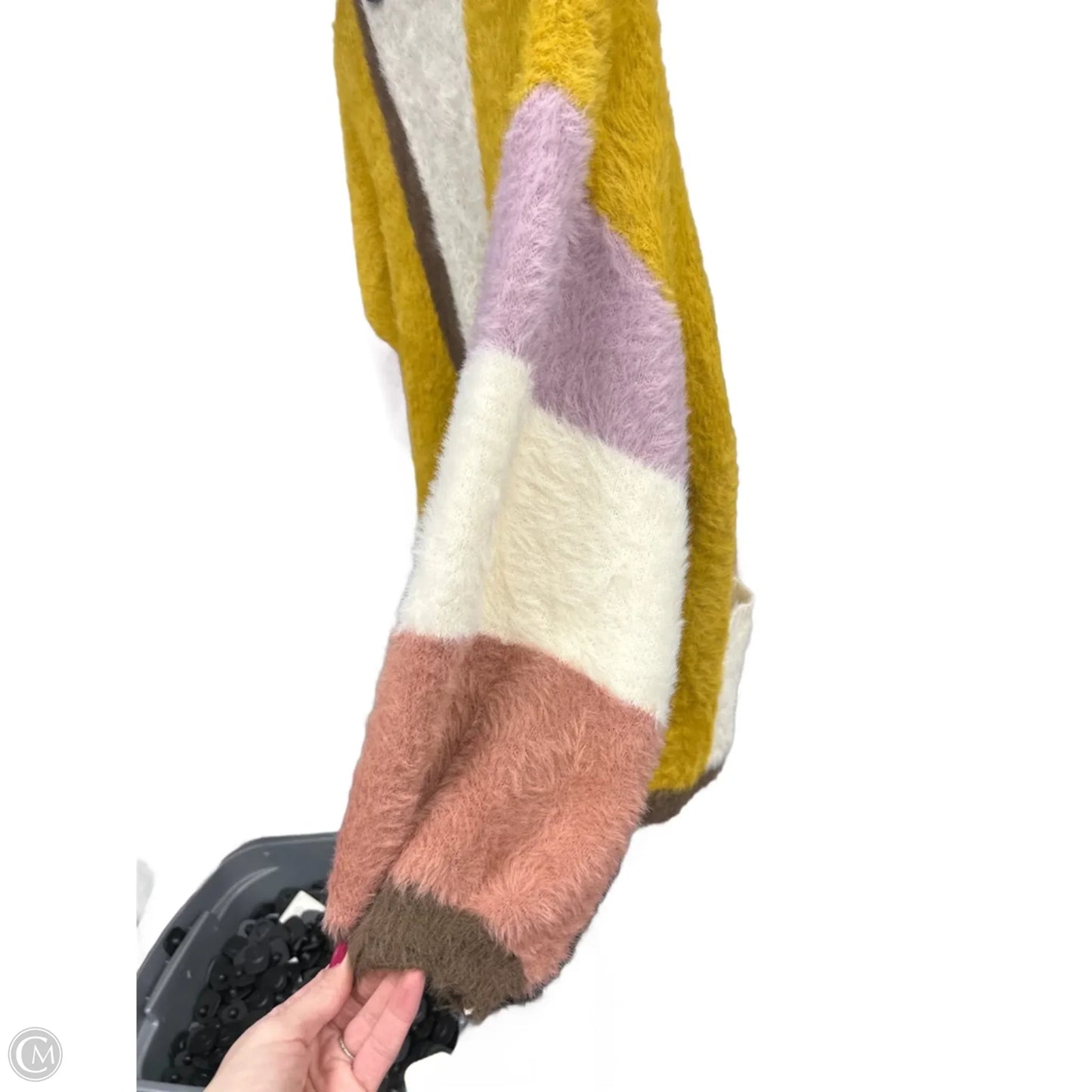 Cardigan By Anthropologie In Multi-colored, Size: Osfm