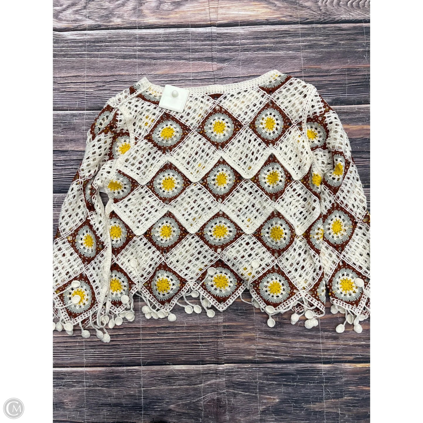 Top Long Sleeve By Pol In Yellow, Size: L