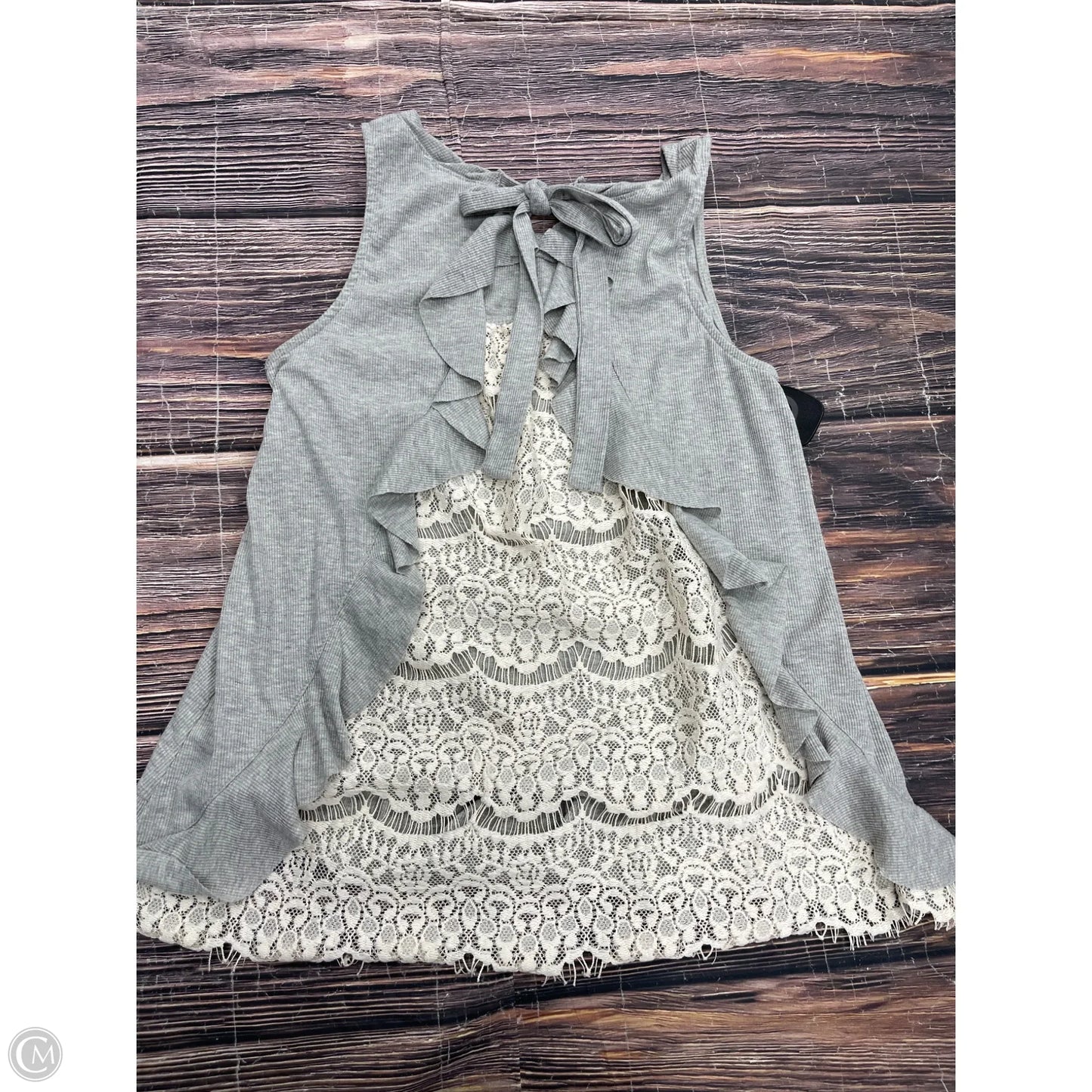 Top Sleeveless By Umgee In Grey, Size: S