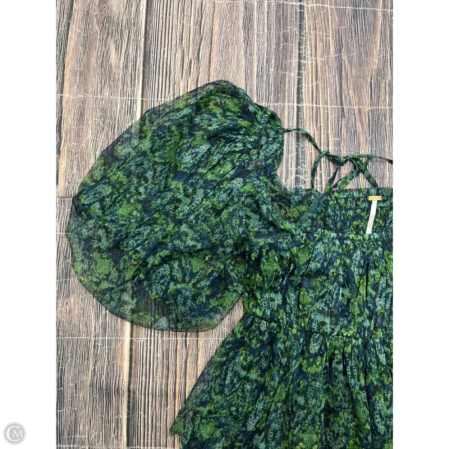 Top Short Sleeve By Free People In Green, Size: M