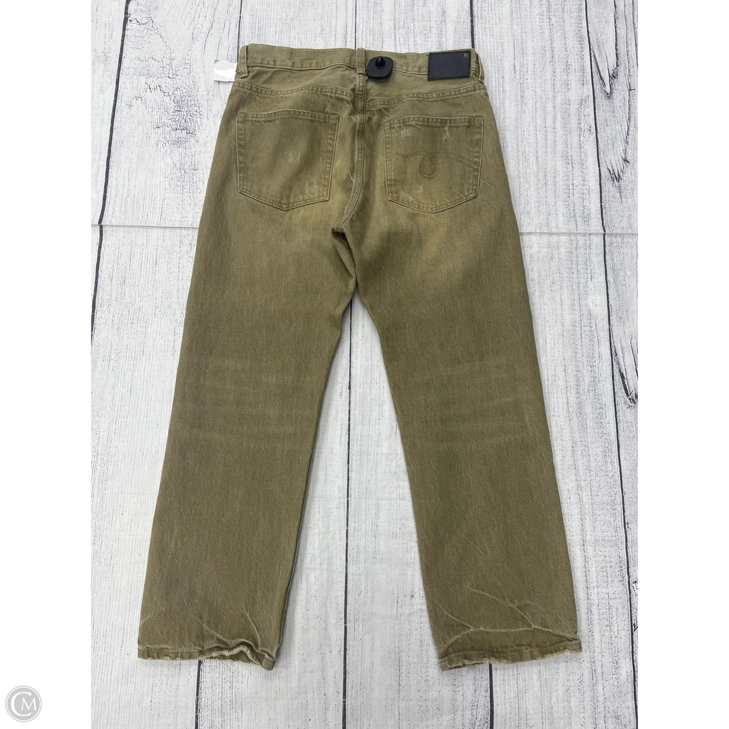 Jeans Straight By Clothes Mentor In Green, Size: 4