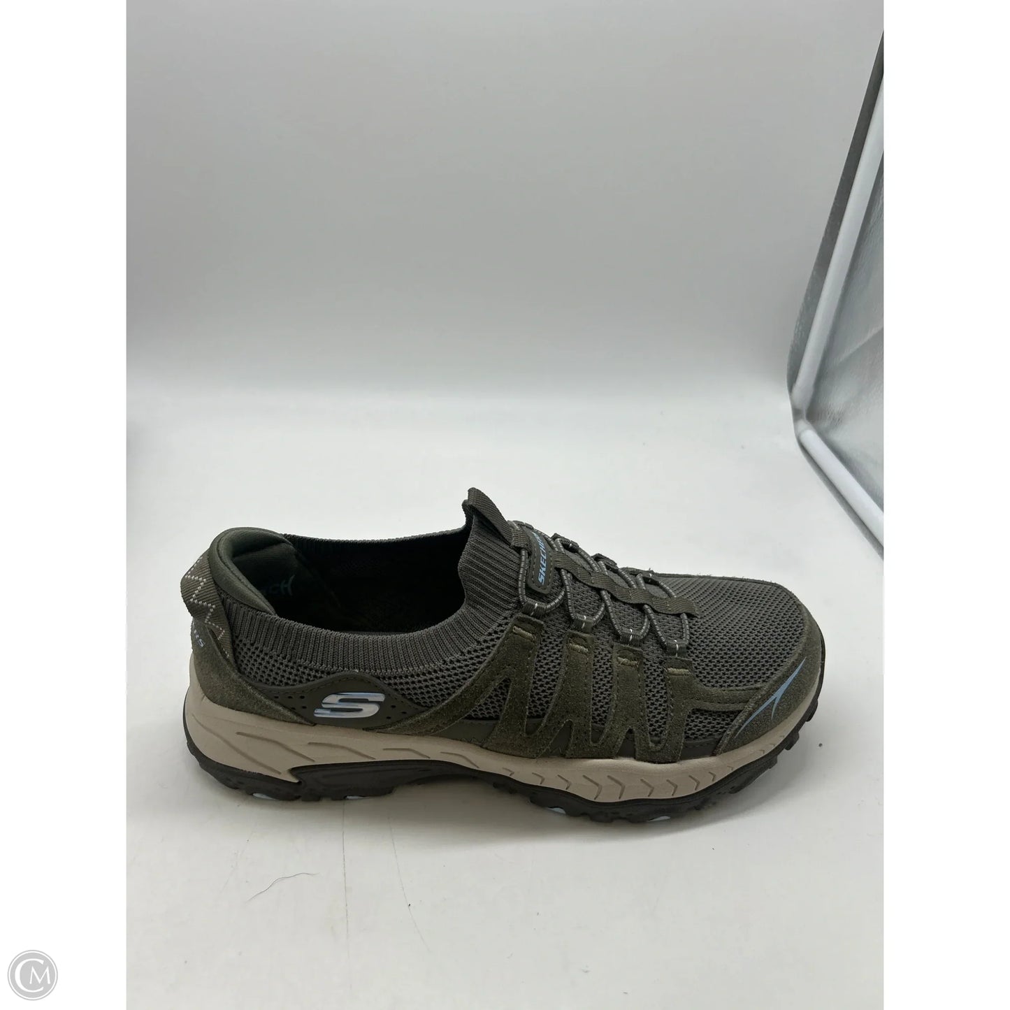 Shoes Athletic By Skechers In Green, Size: 9