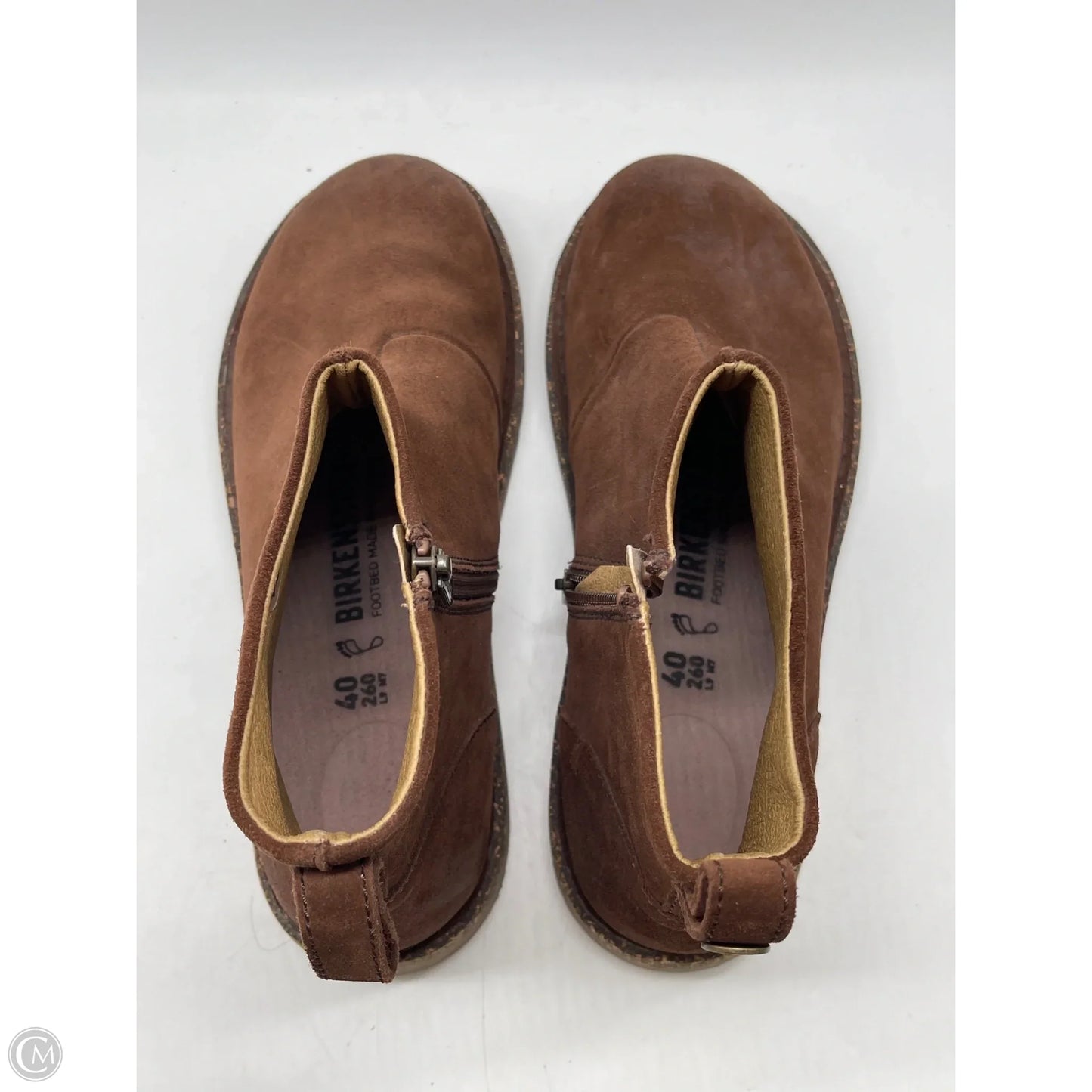 Boots Ankle Flats By Birkenstock In Brown, Size: 9