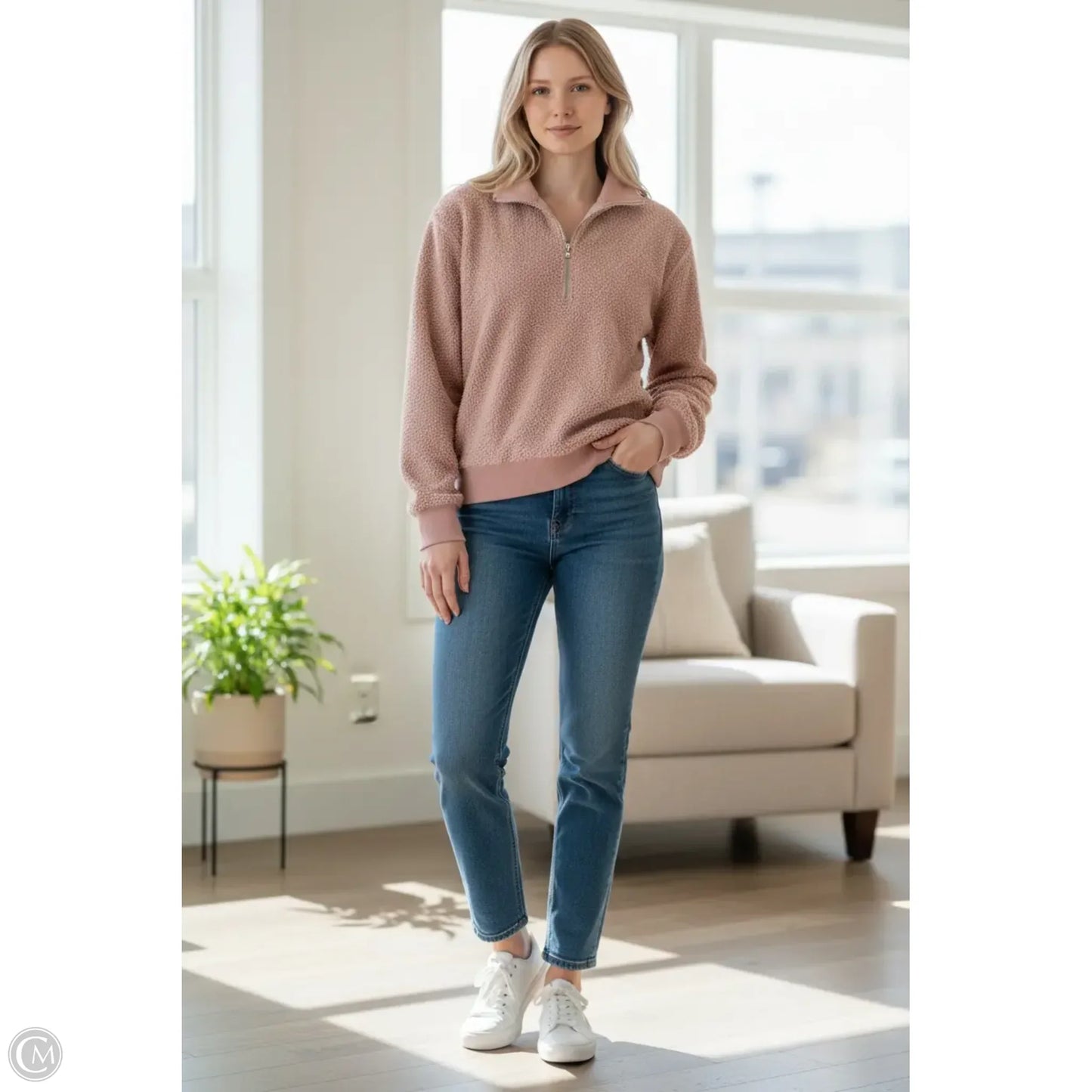 Sweatshirt Collar By Buffalo David Bitton In Brown, Size: Xl