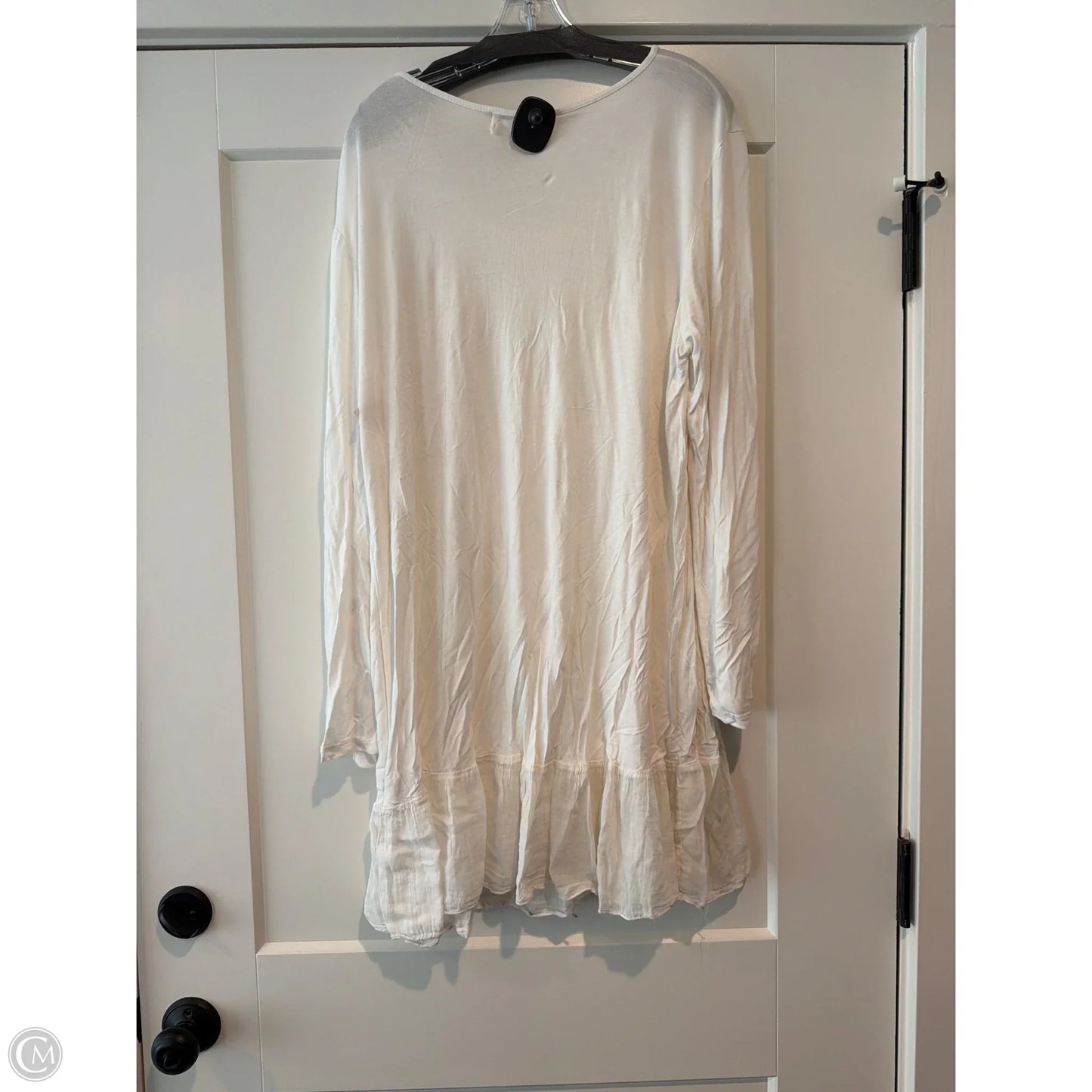 Top Long Sleeve By Clothes Mentor In White, Size: 3x