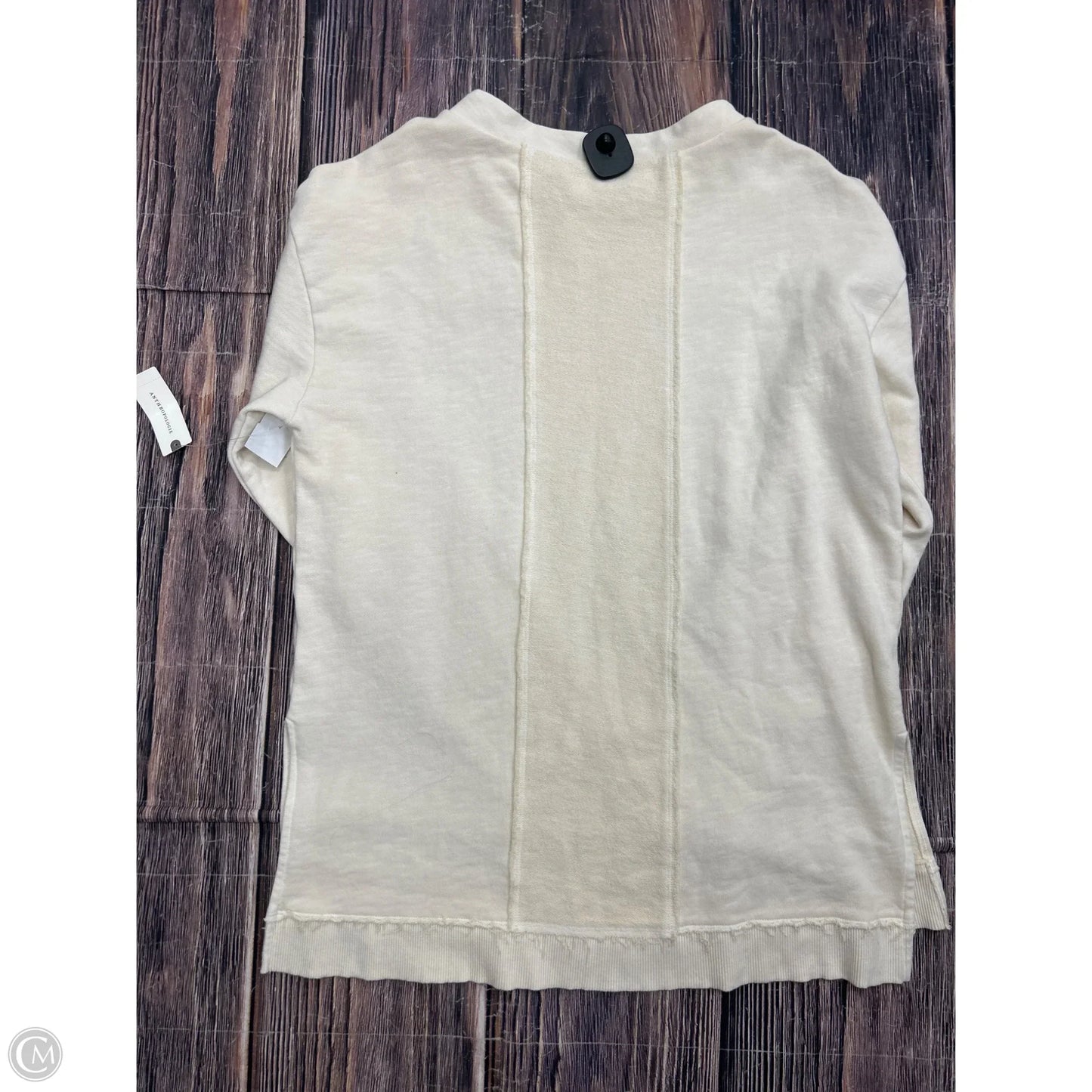 Sweatshirt Crewneck By Pilcro In Cream, Size: L