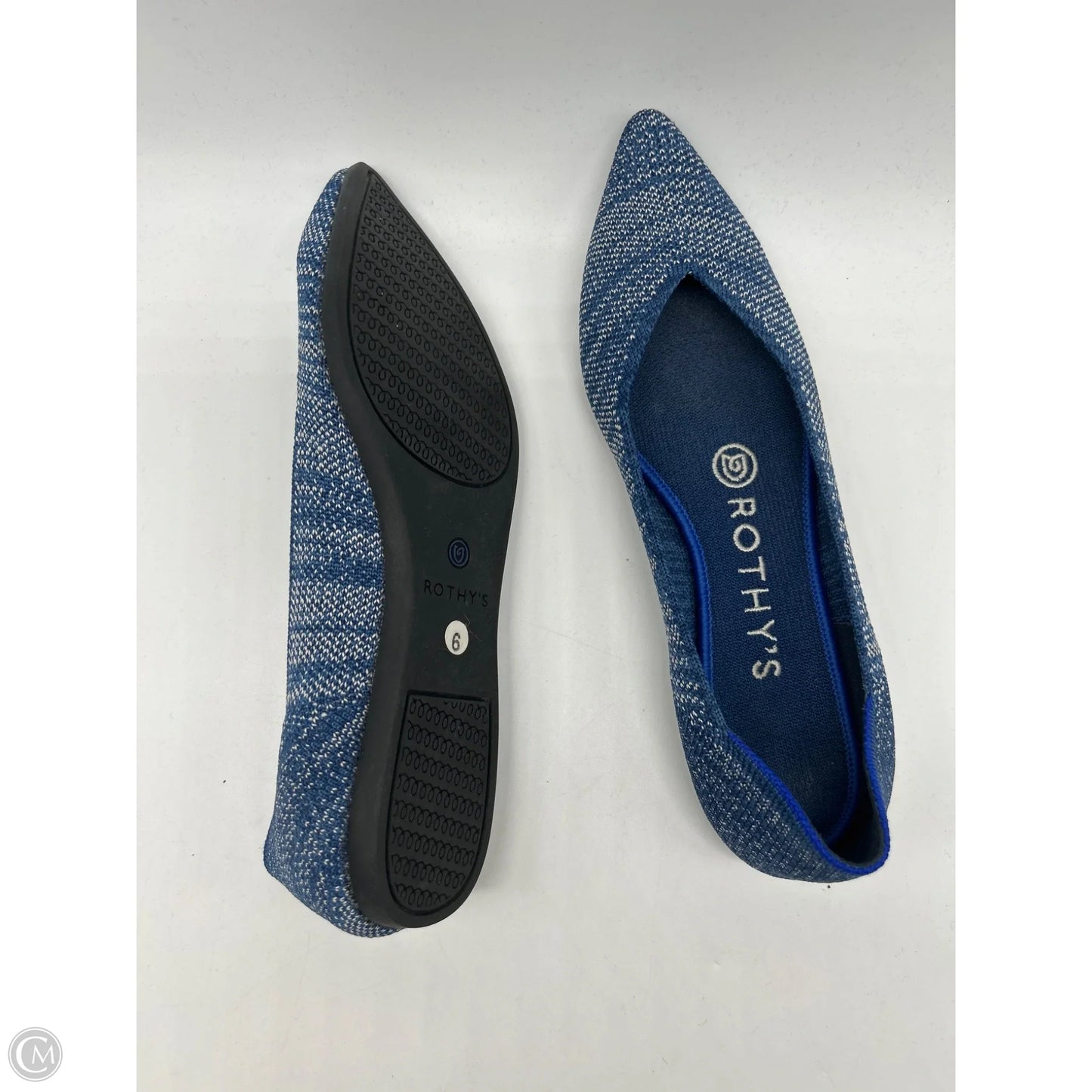 Shoes Flats By Rothys In Blue, Size: 6