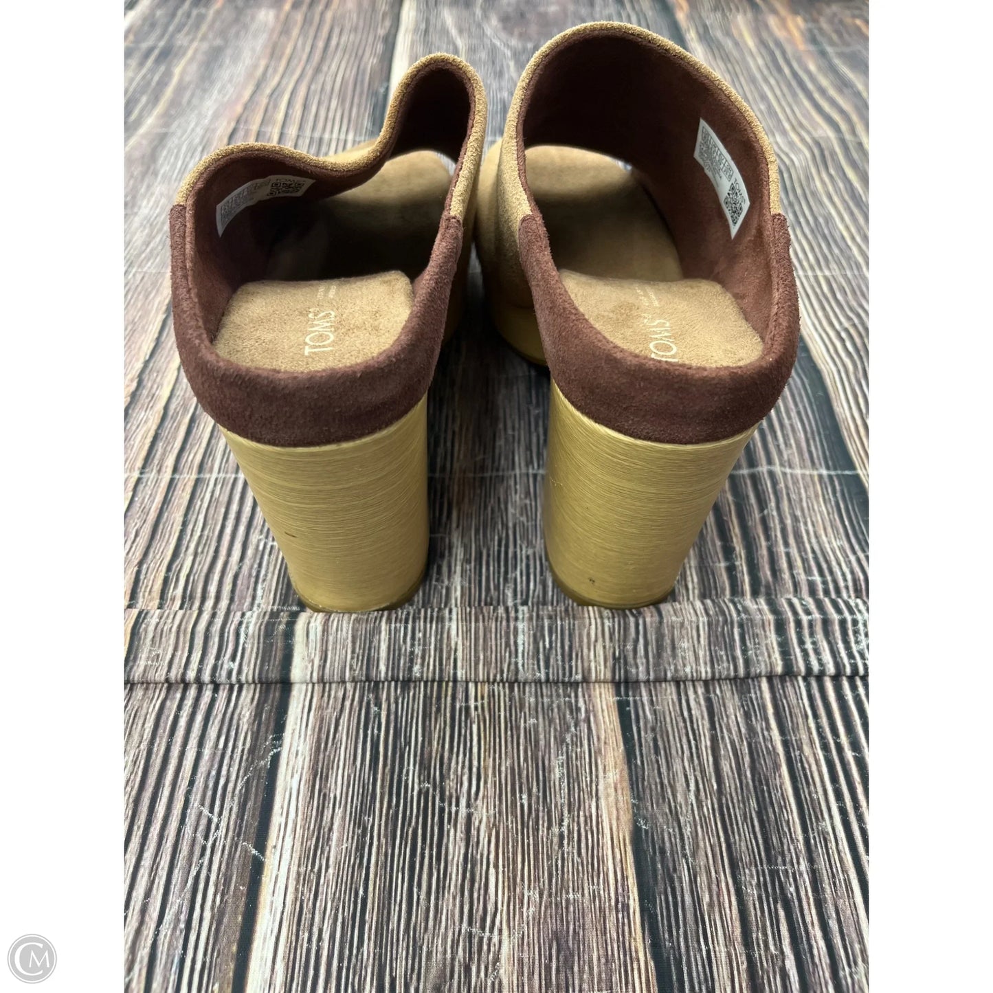 Shoes Heels Block By Toms In Brown, Size: 8.5