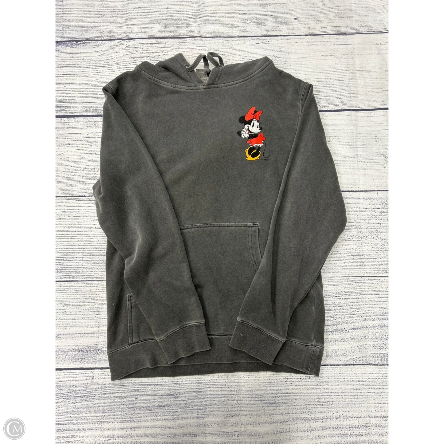 Sweatshirt Hoodie By Clothes Mentor In Grey, Size: S