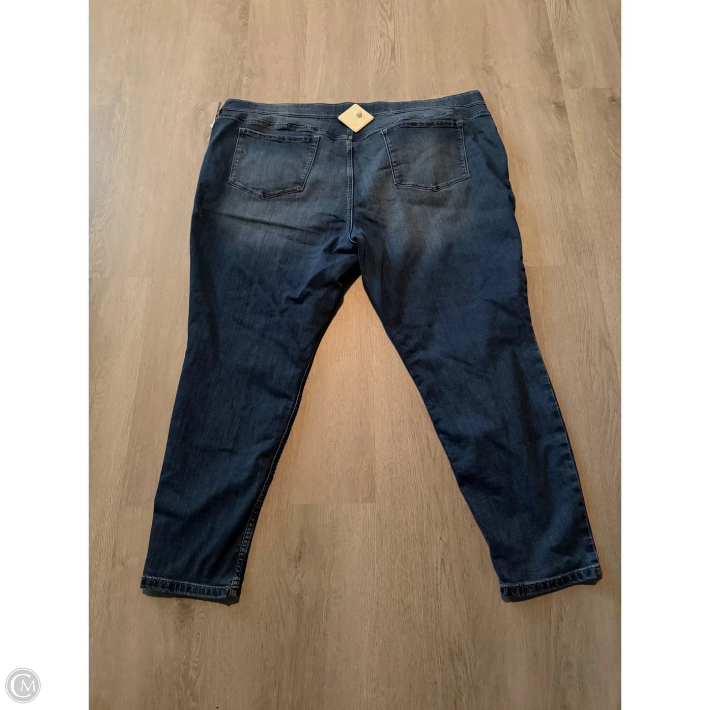 Jeans Skinny By Lee In Blue Denim, Size: 26