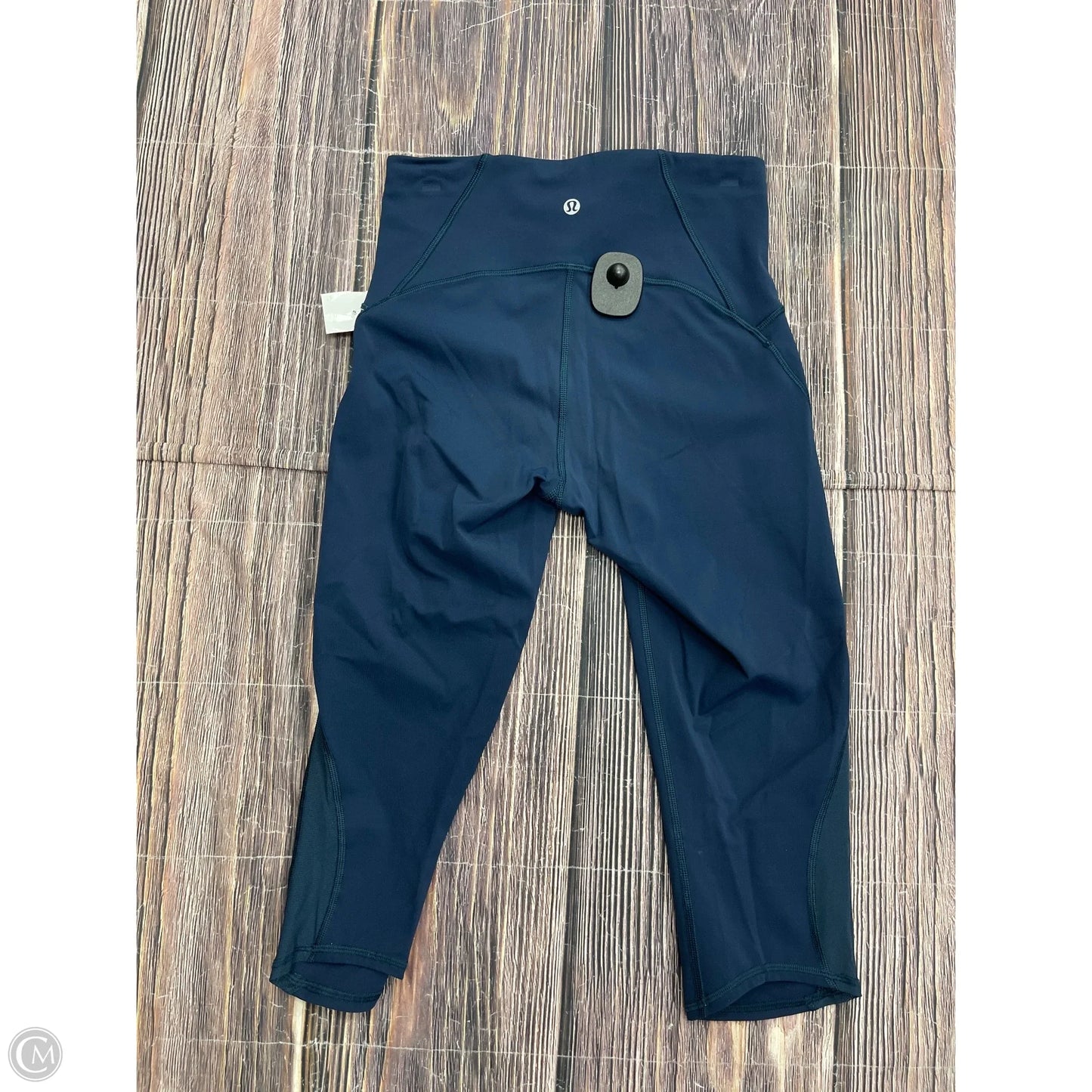 Athletic Capris By Lululemon In Blue, Size: 6