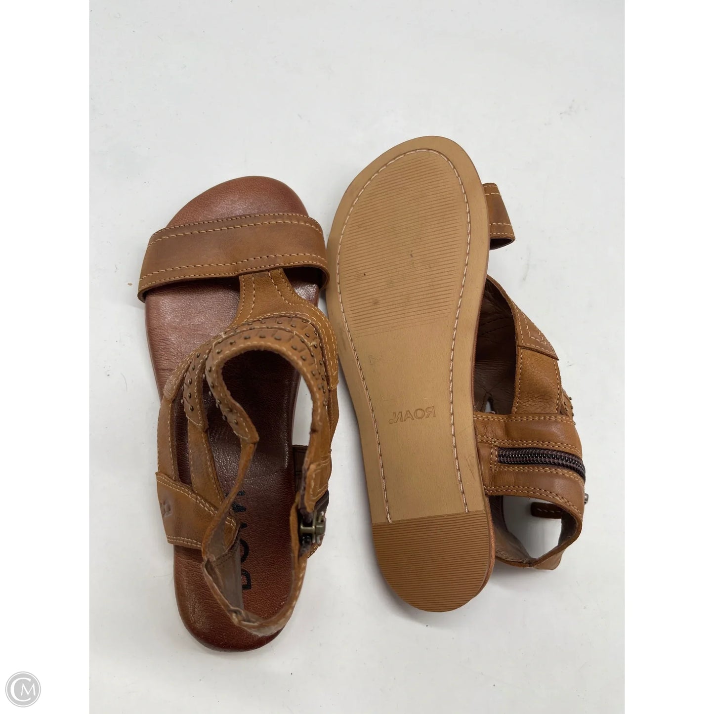 Sandals Flats By Bed Stu In Brown, Size: 7