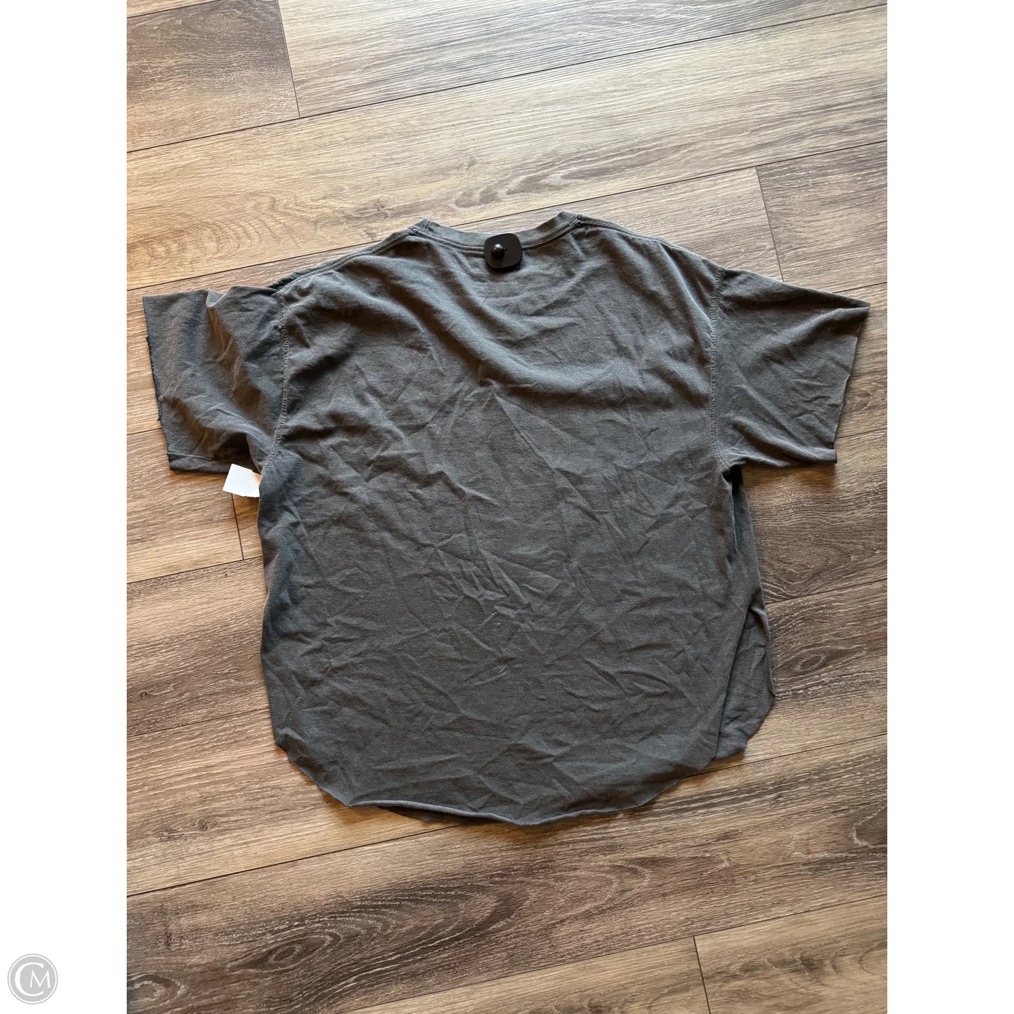Top Short Sleeve Basic By Clothes Mentor In Grey, Size: Xl