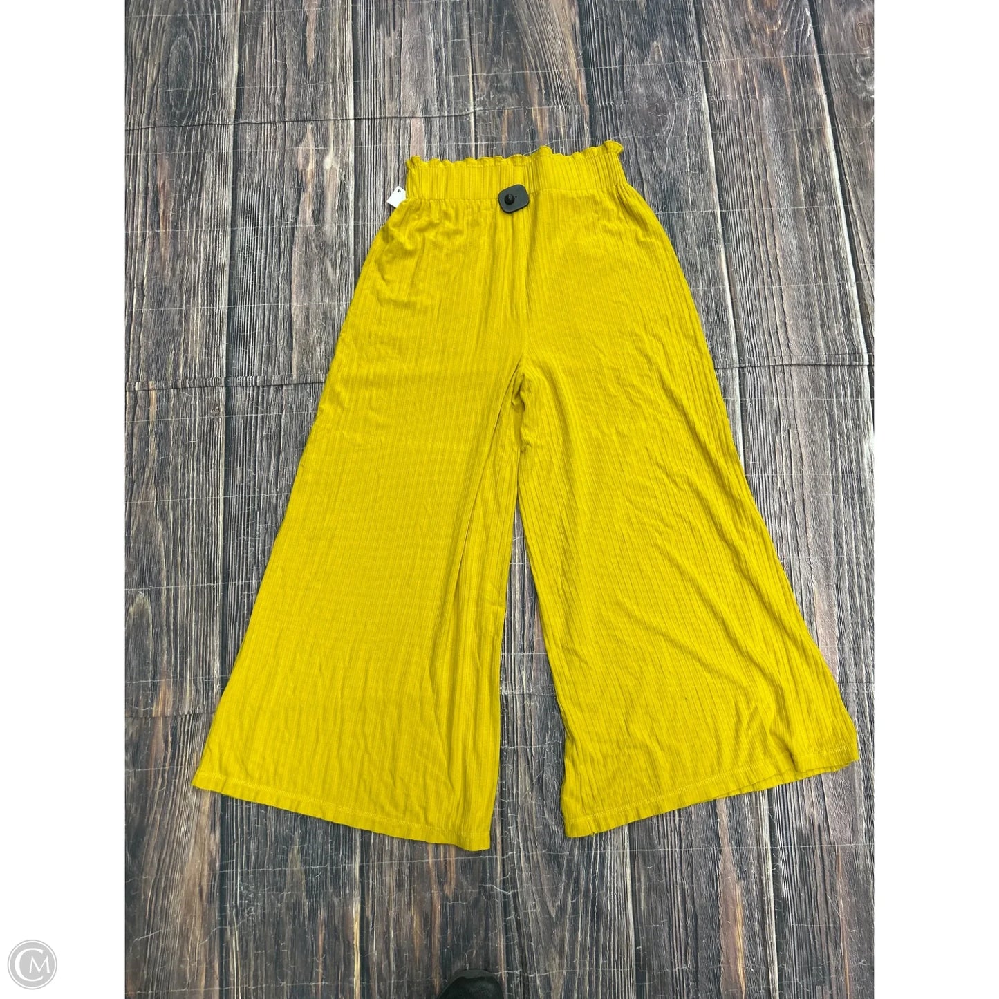 Pants Wide Leg By Free People In Yellow, Size: M